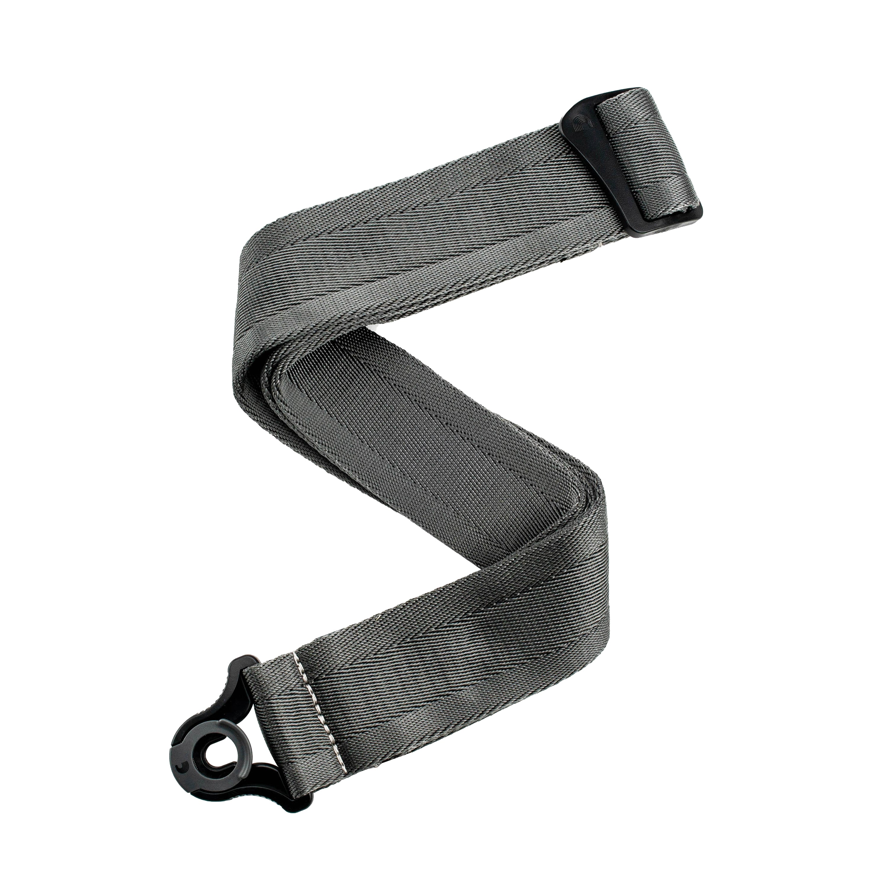 D’Addario Auto Lock Strap Grey