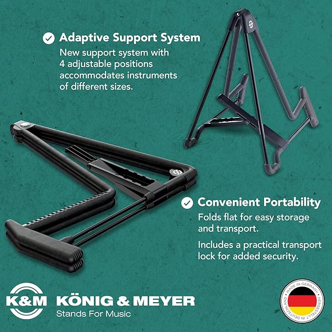 Support Guitares K&M HELI 17581BK