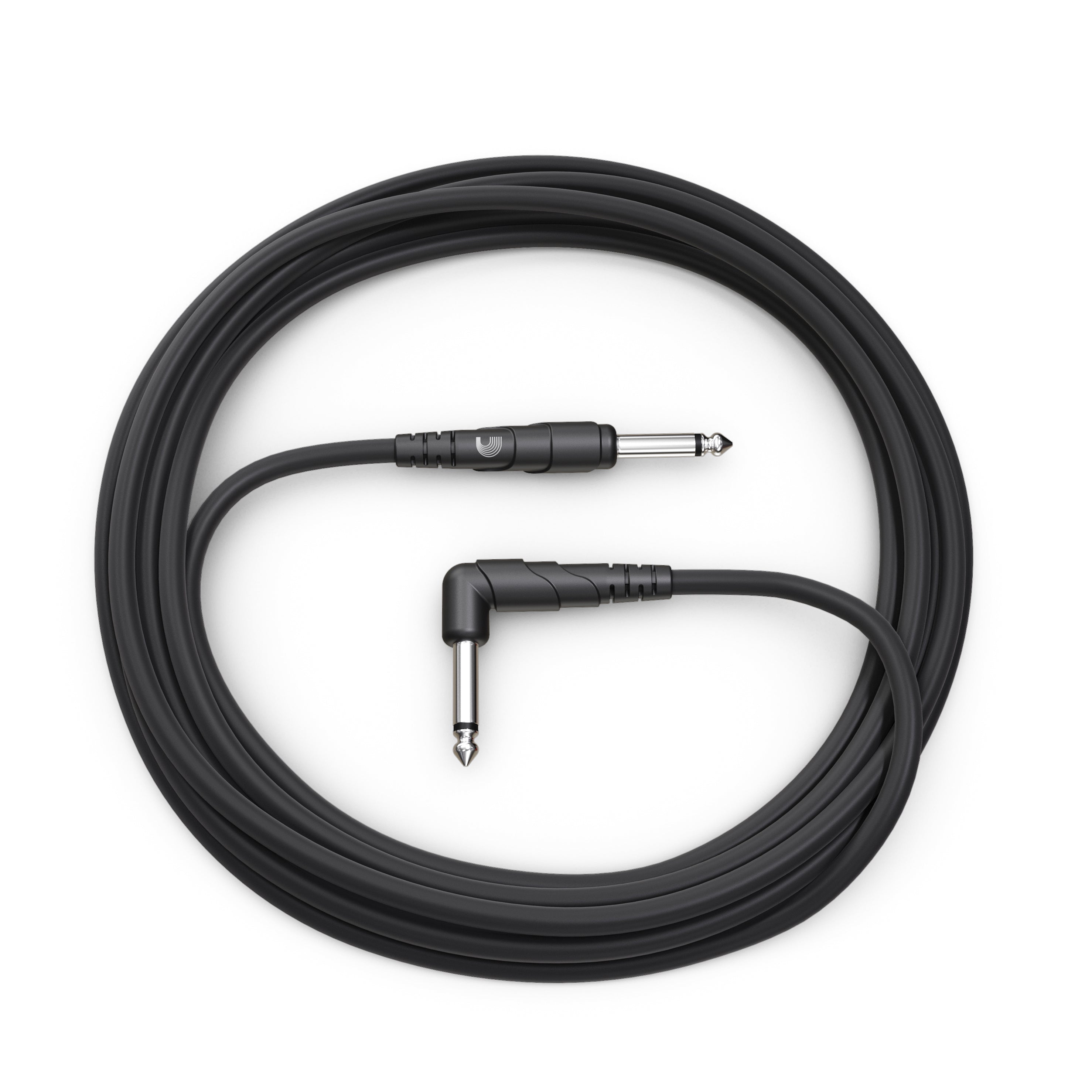 D'Addario Câble instrument gamme Classics par D'Addario, connecteur à angle droit, 6 mètres