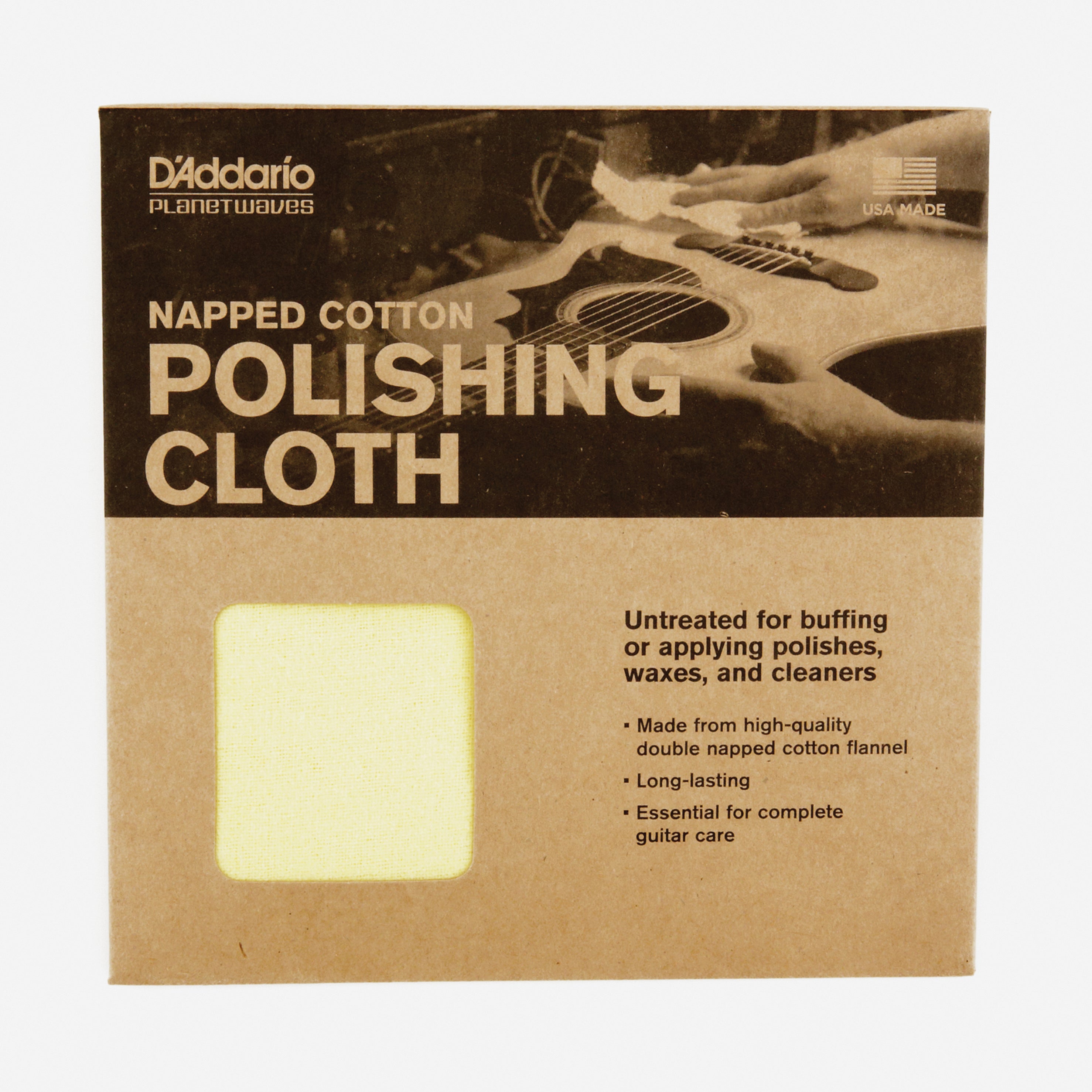 D'Addario Chiffon de polish non traité D'Addario