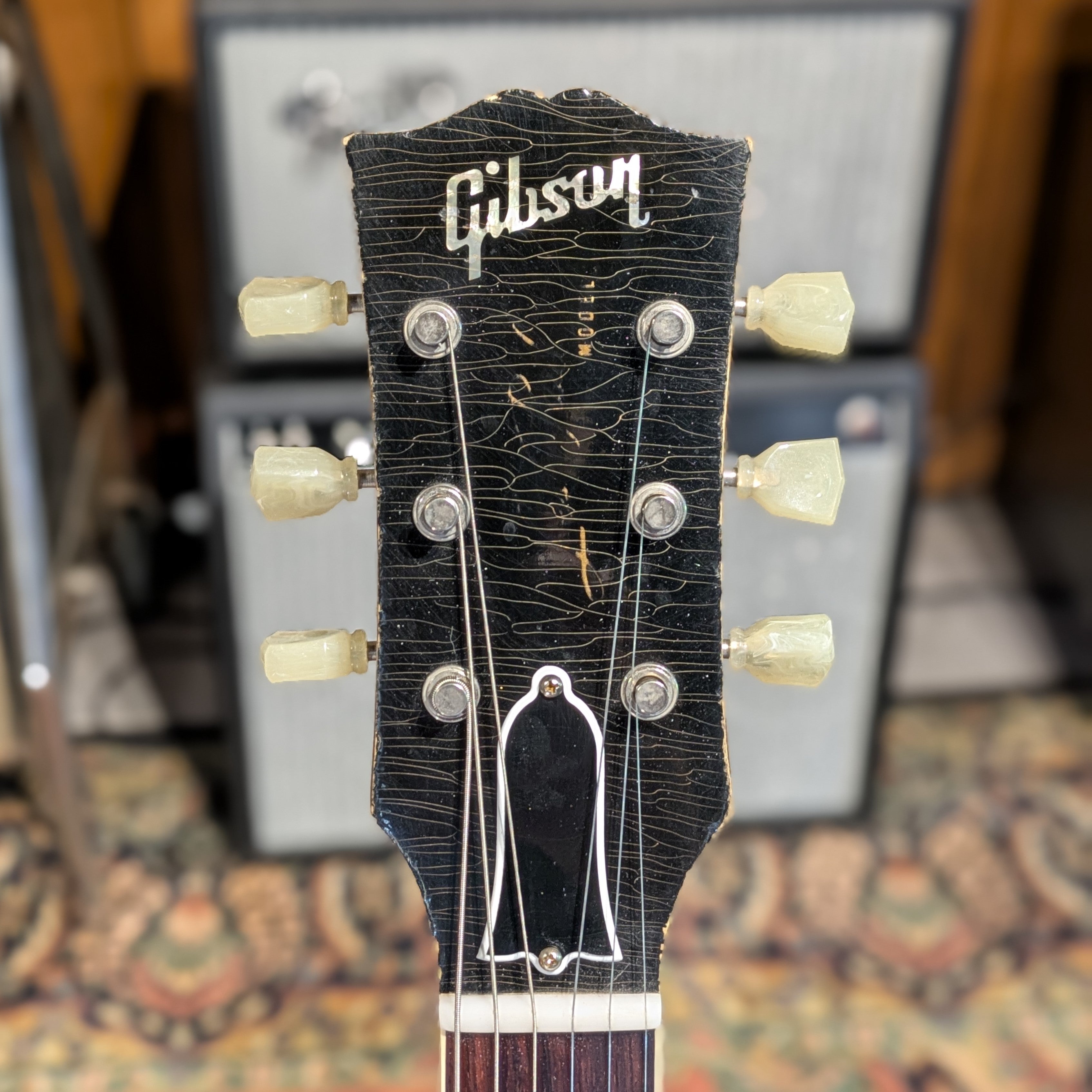 Gibson Les Paul 57 Custom Shop Bigsby - Goldtop