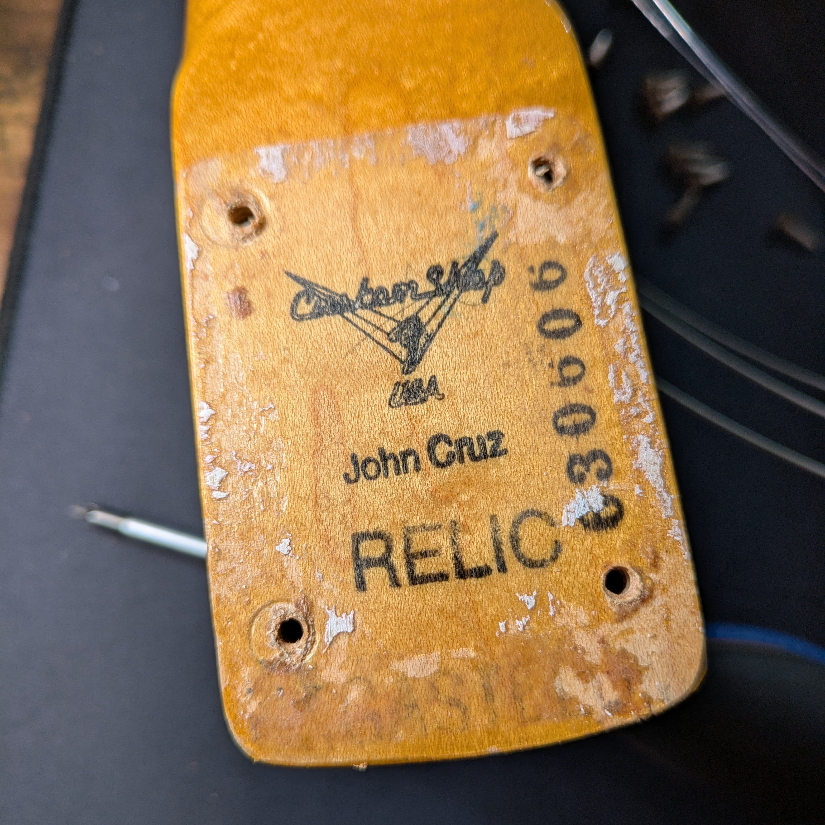 FENDER Stratocaster JOHN CRUZ CUSTOM SHOP Shell Pink 1996 SERIE CUNETTO