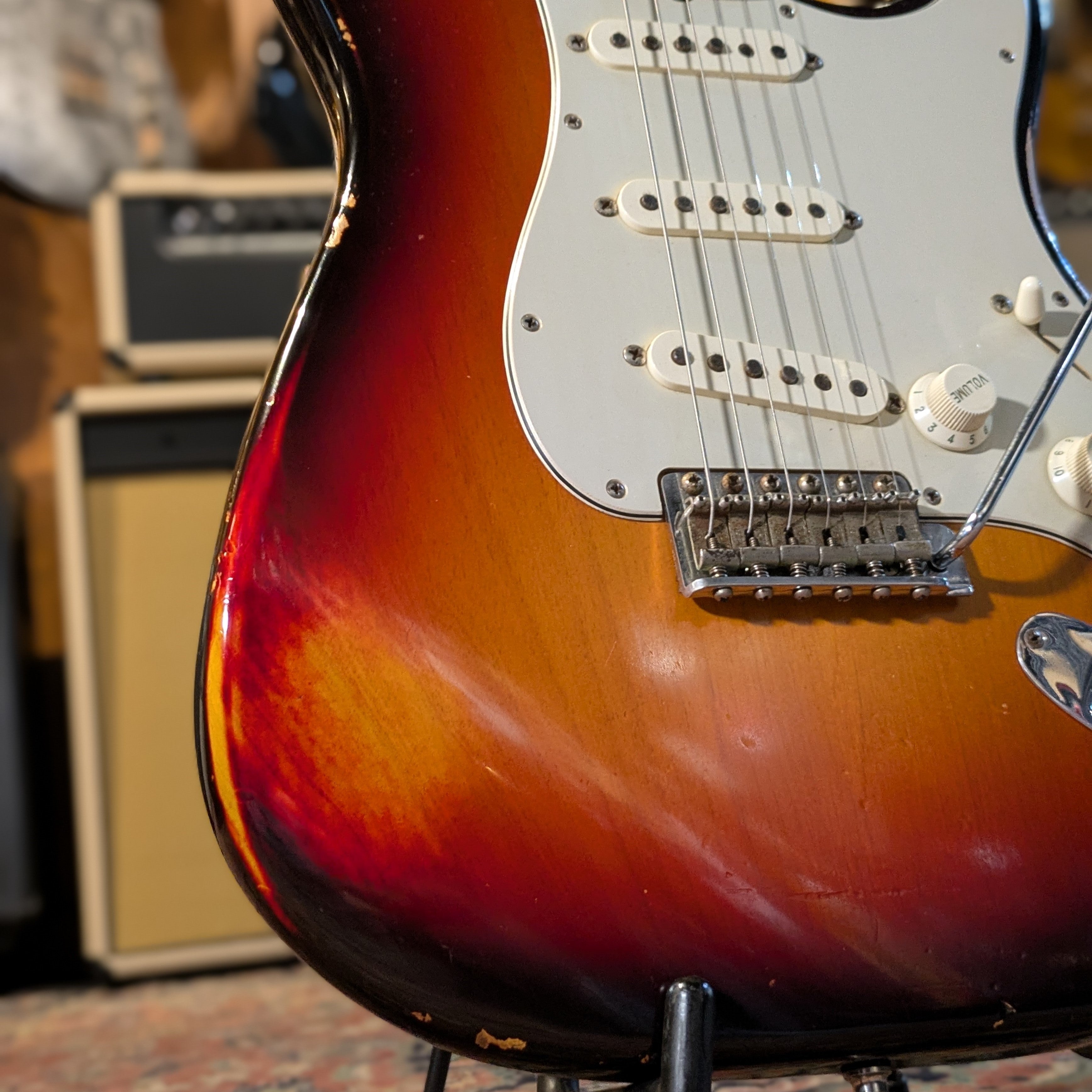Fender Stratocaster John Cruz / Cunetto Custom Shop - 1998 - Sunburst relic