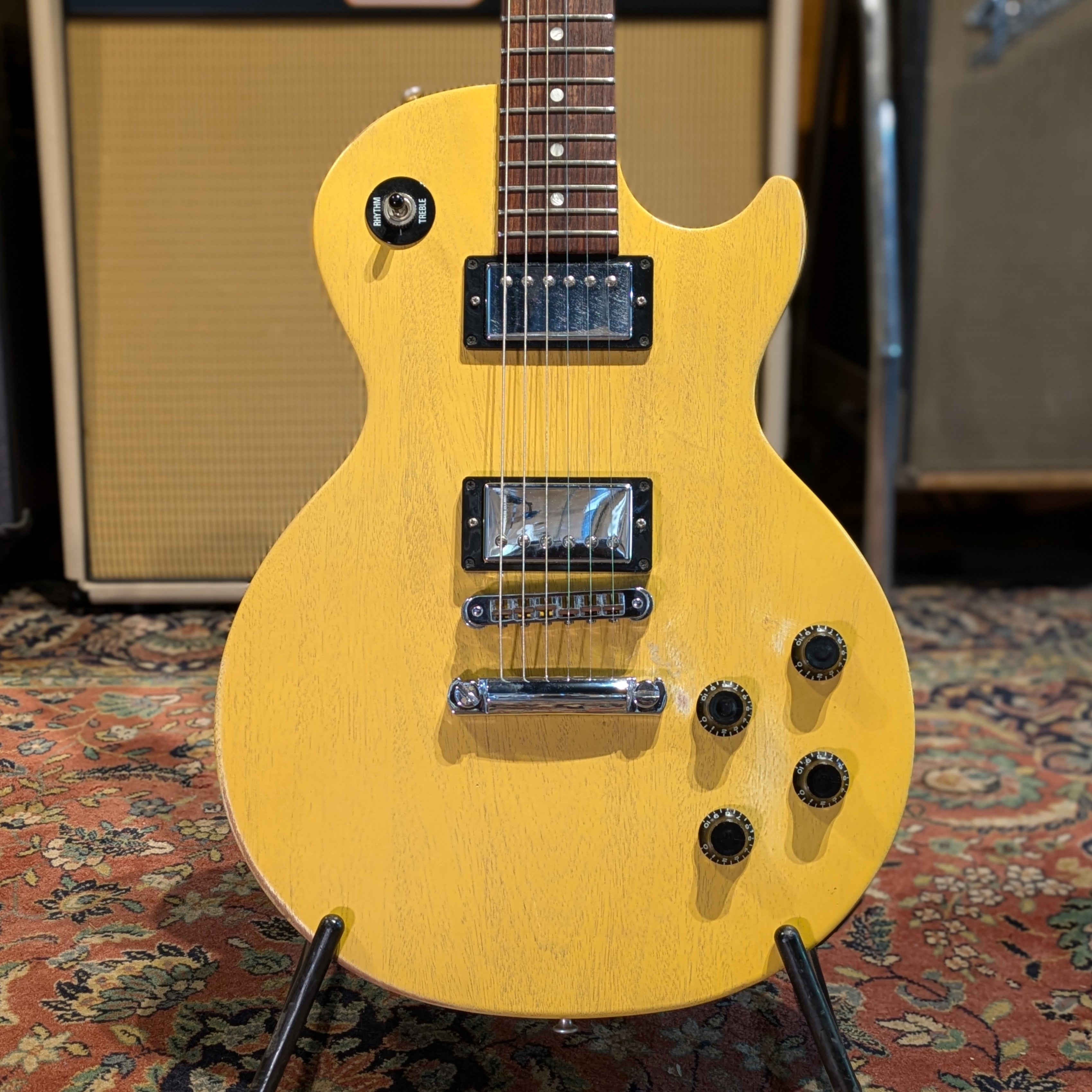 Gibson Les Paul Junior Special with Humbuckers - Satin Yellow – Le