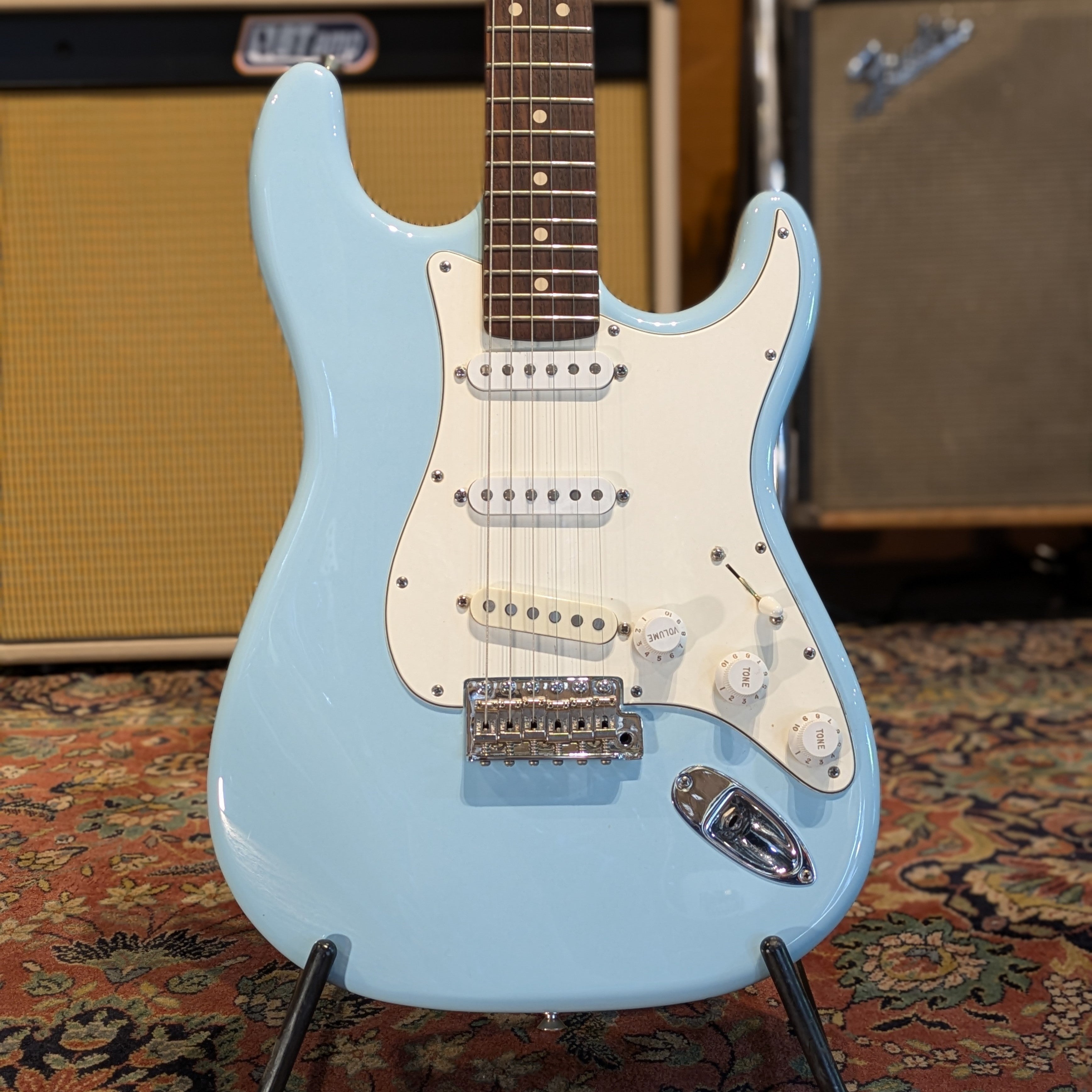 Warmoth Partcaster Stratocaster - Sonic Blue