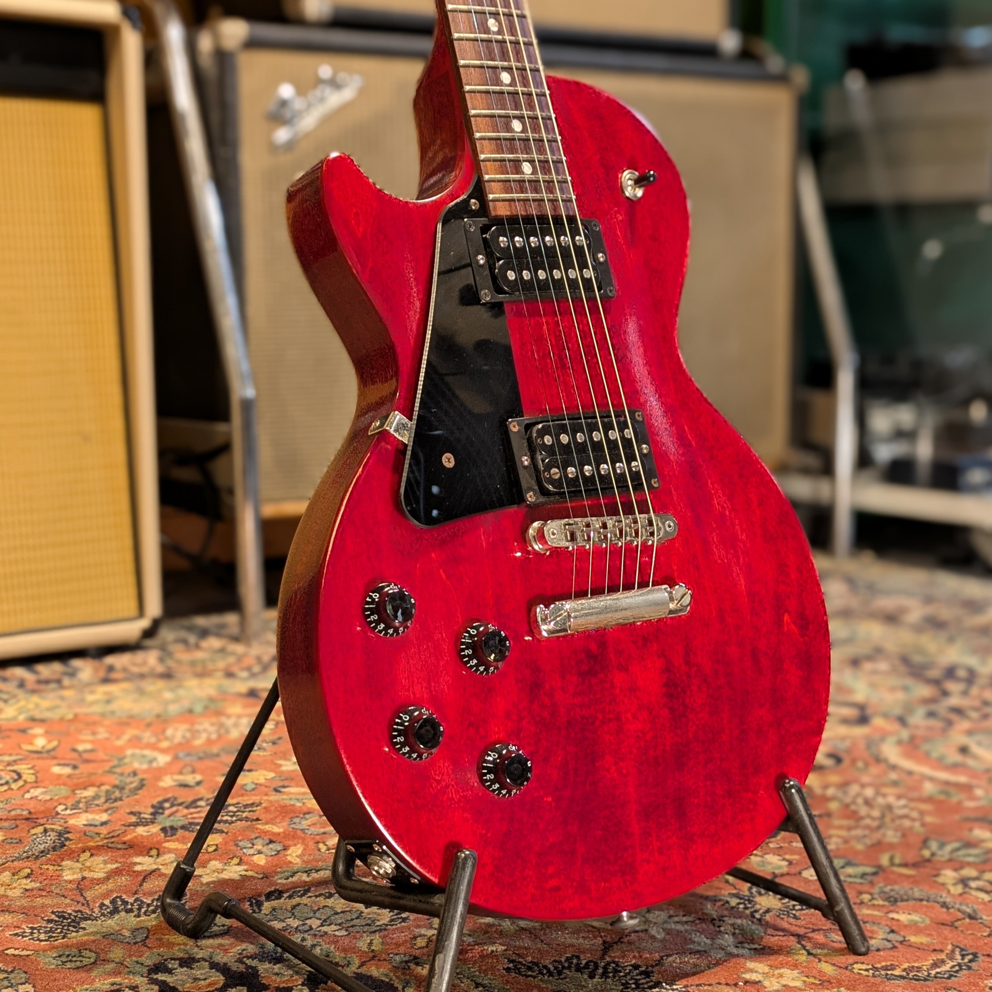 Gibson Les Paul Faded T 2017 - Left Handed - Worn Cherry