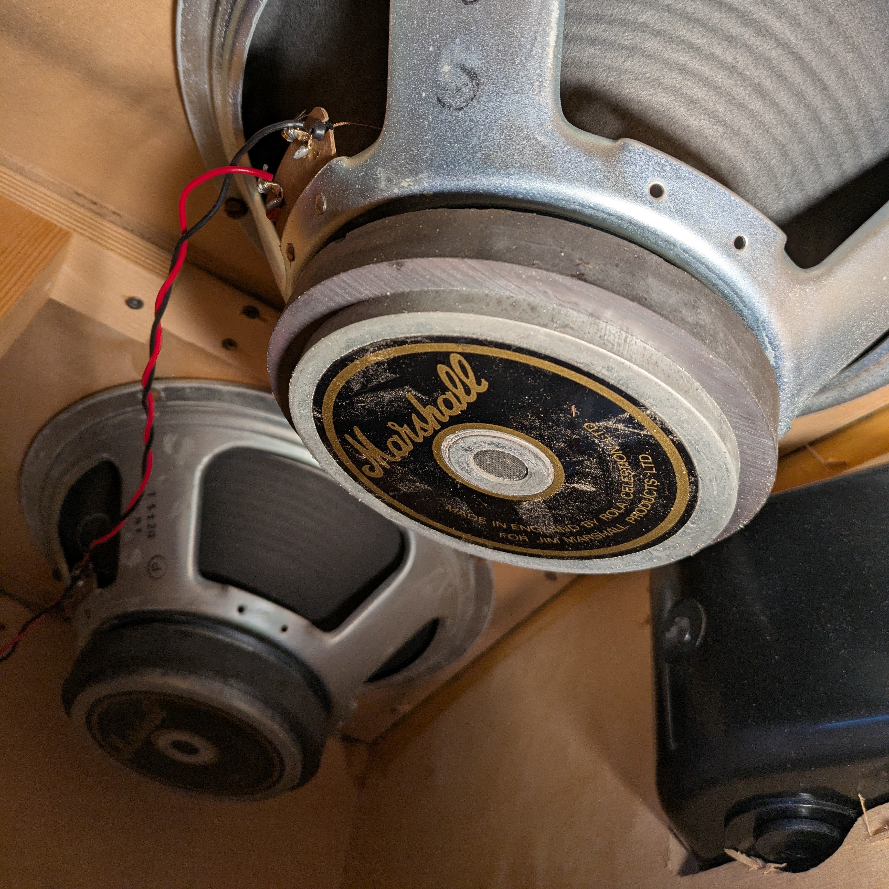 Marshall JMP 2203 Mk2 Master Model Lead 100-Watt Guitar Amp Head 1980 - Black + Cab 1960 Lead