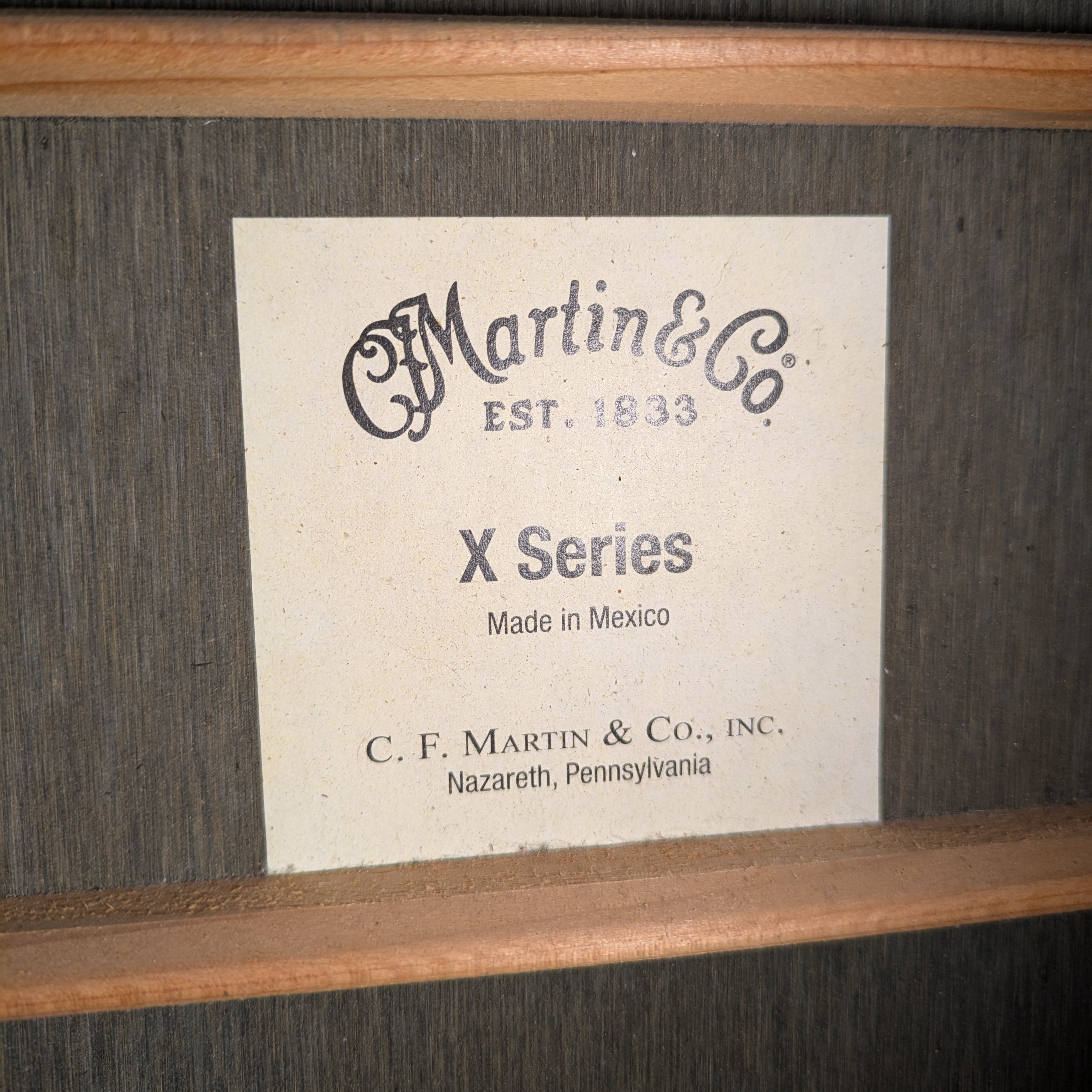 Martin X Series - DXBLACK - BLACK