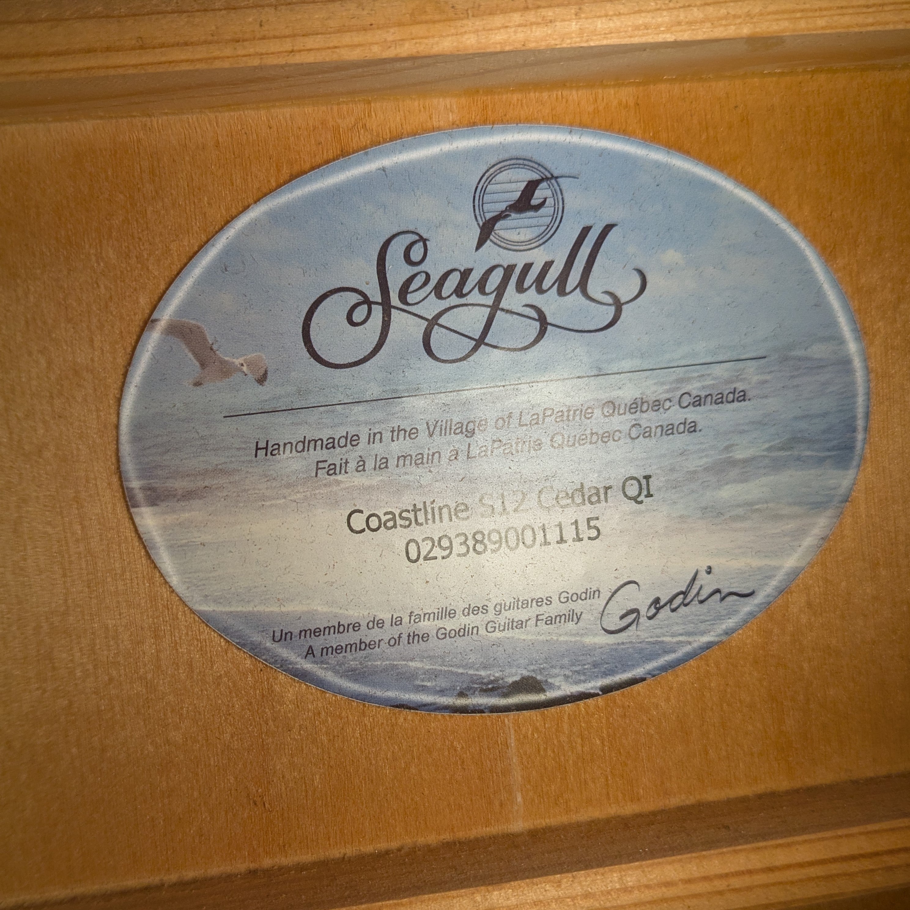 Seagull Coastline S12 Cedar QI - Natural