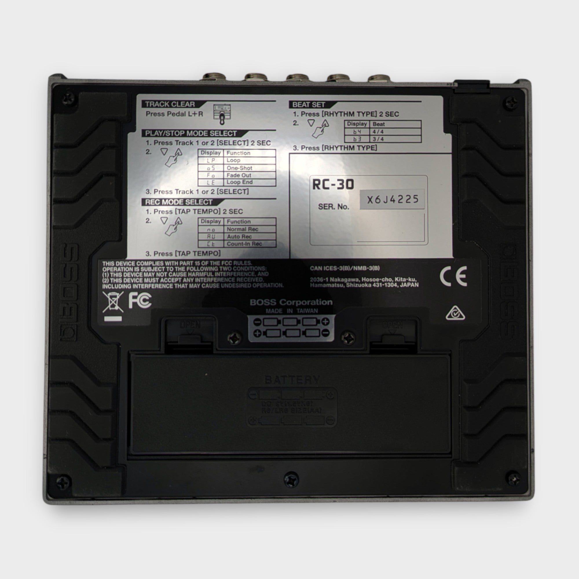 Boss RC-30 Loop Station 2011 - Present - Red