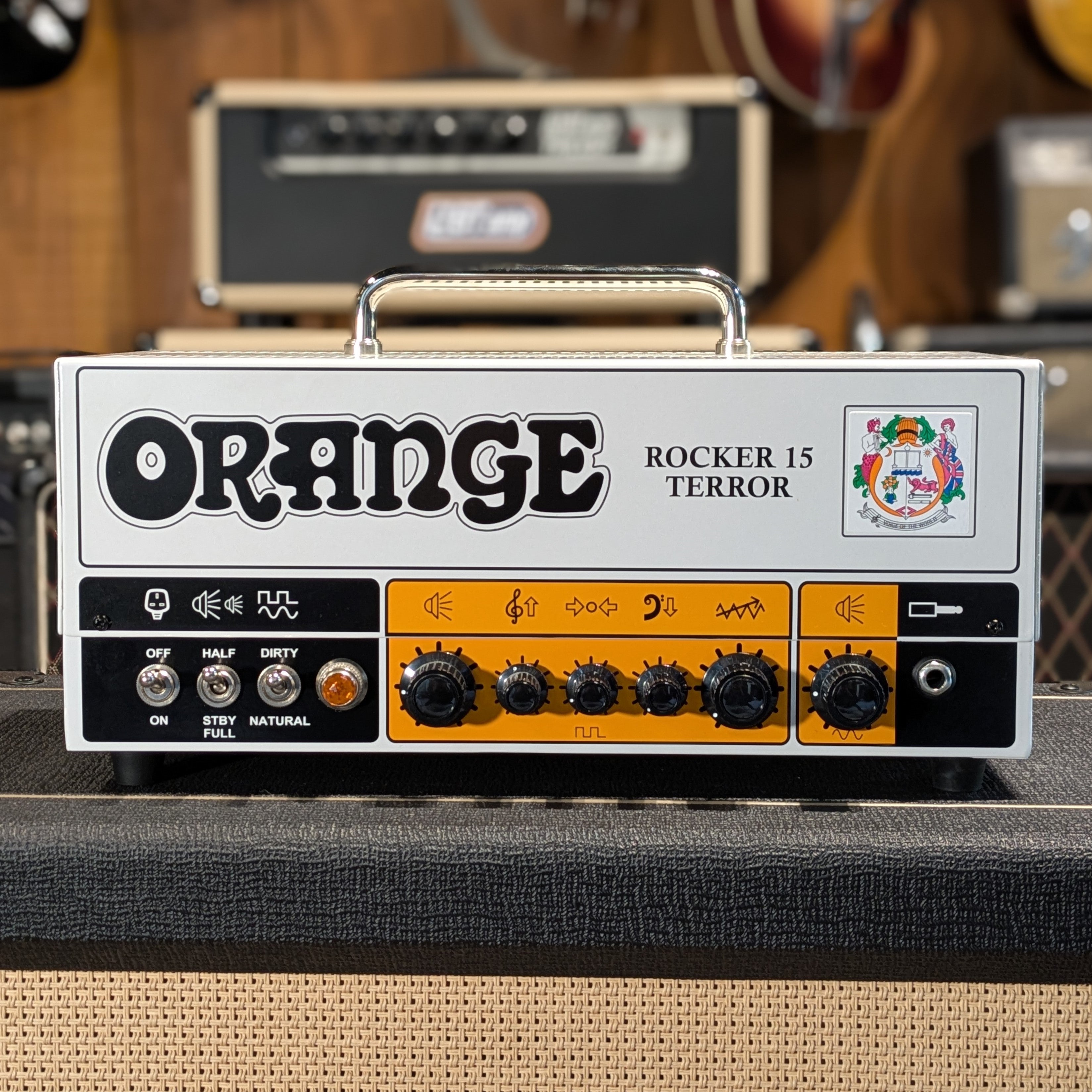 Orange Rocker 15 Terror 2-Channel 15-Watt Guitar Amp Head – Le 