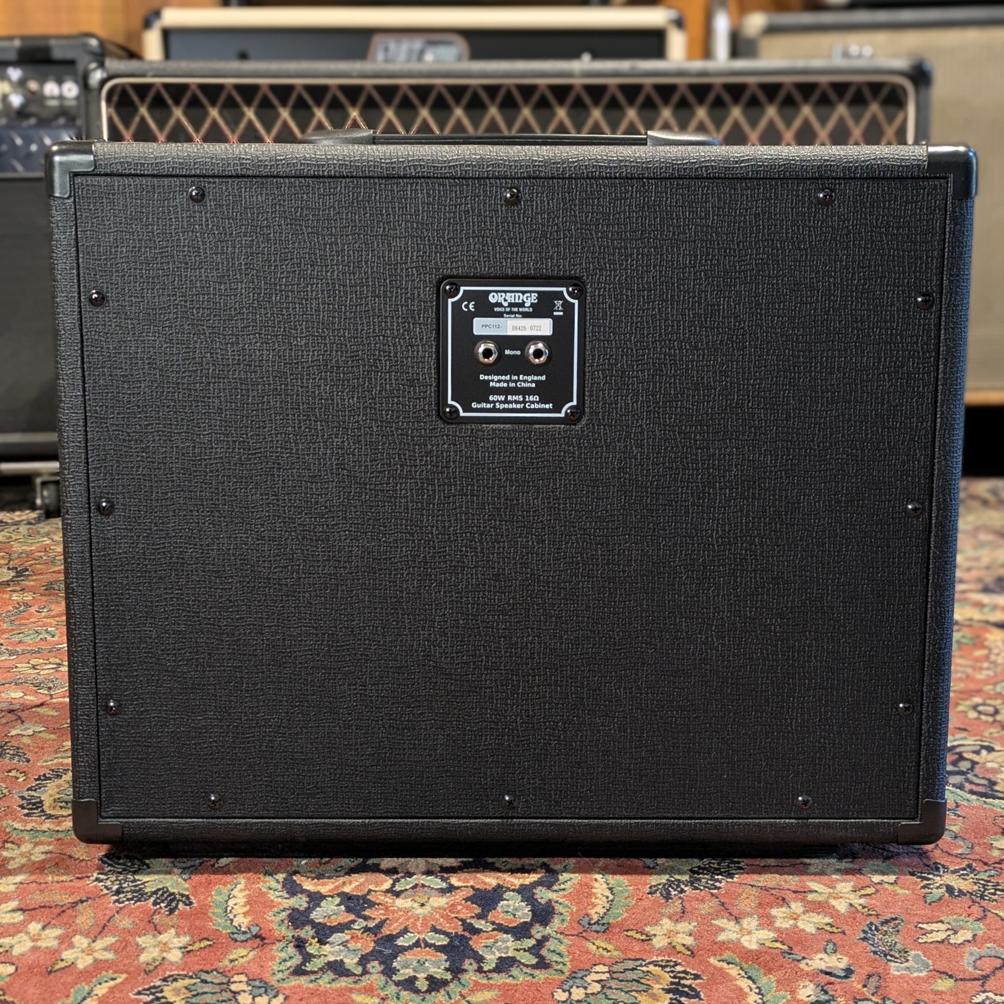Orange PPC112 60-Watt 1x12" Guitar Cabinet Black
