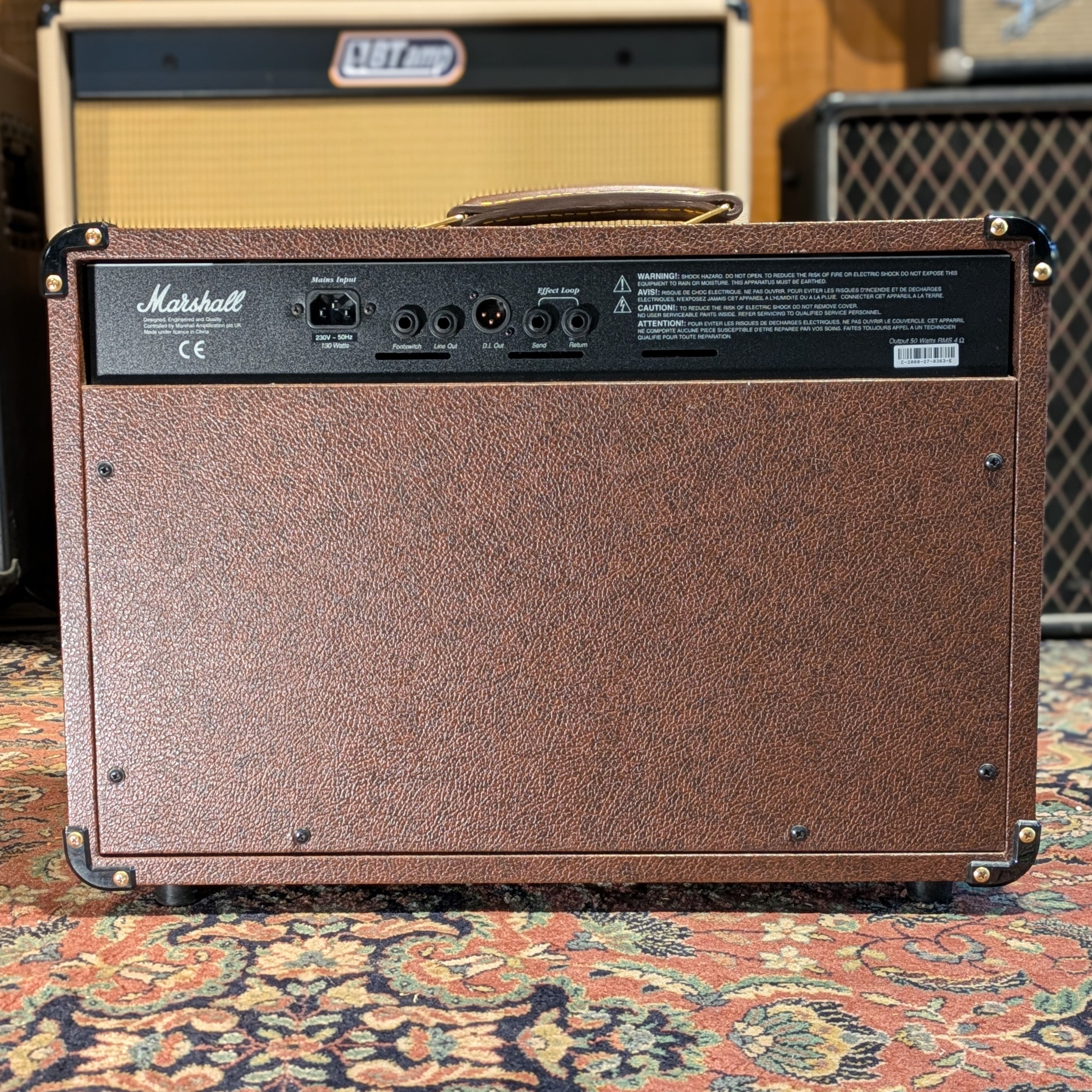 Marshall Acoustic Soloist AS50R 2-Channel 50-Watt 2x8" Acoustic Guitar Combo 2000s - Brown