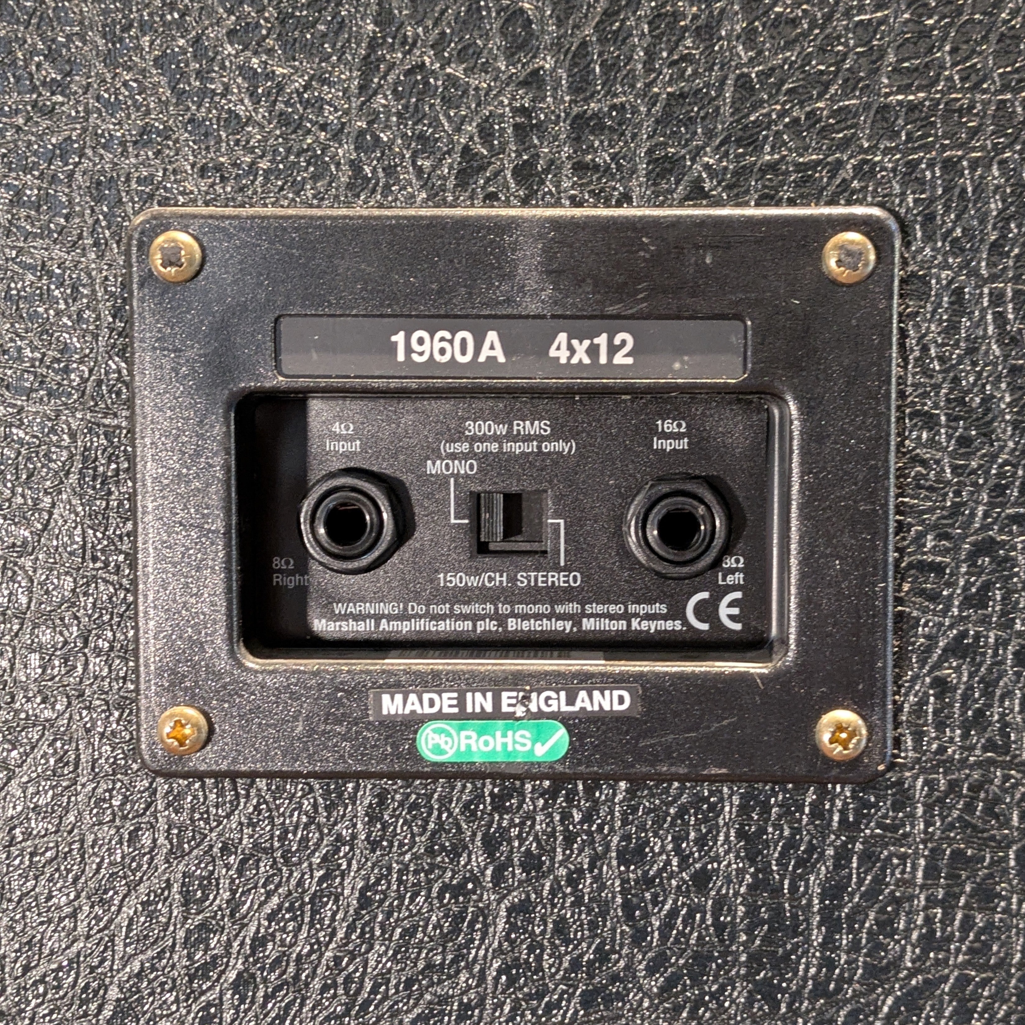 Marshall JVM205H 2-Channel 50-Watt Guitar Amp Head 2008 - Present - Black + Cab Marshall 1960A 4X12