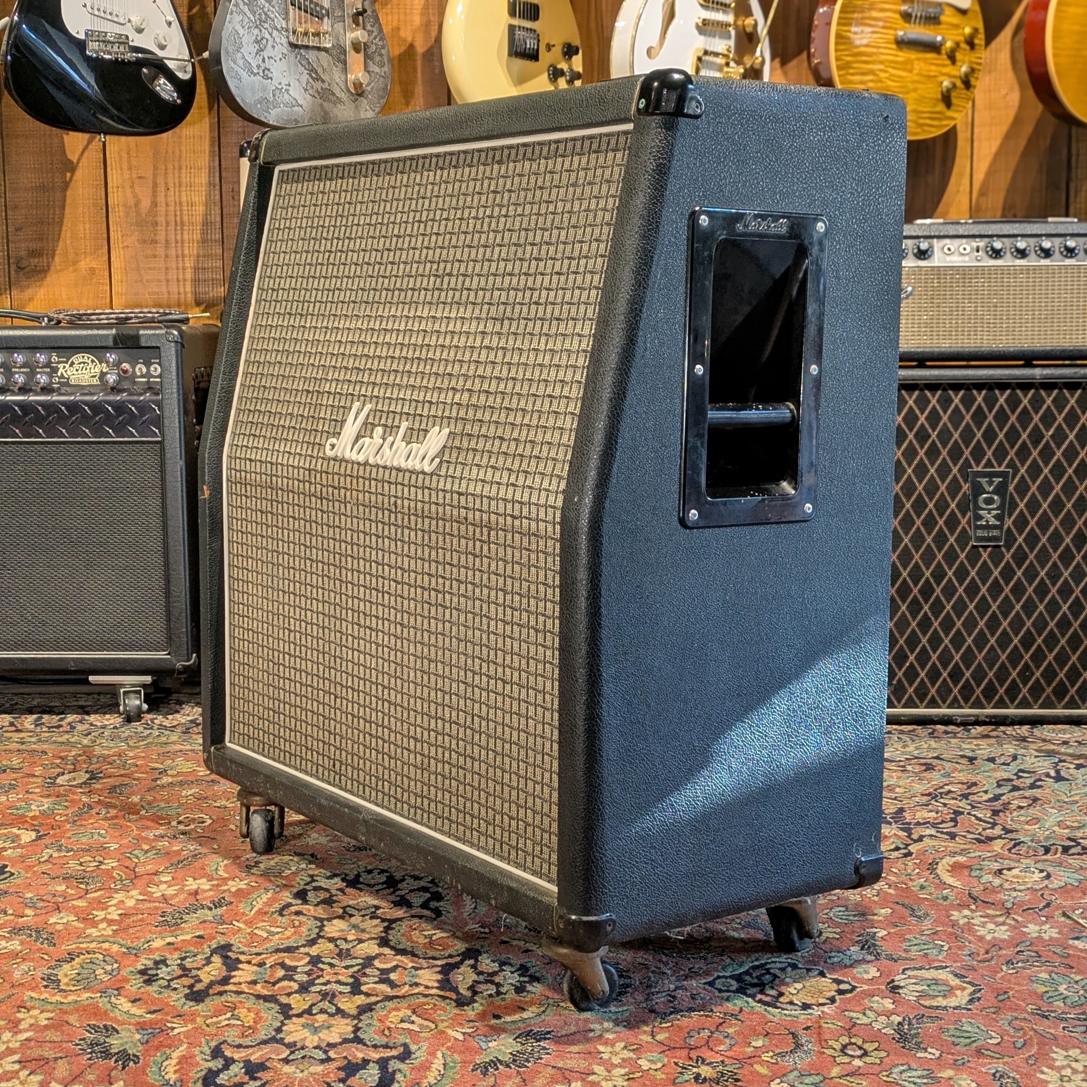 Marshall 1960A 4x12" Angled Guitar Speaker Cabinet 1973 - Black