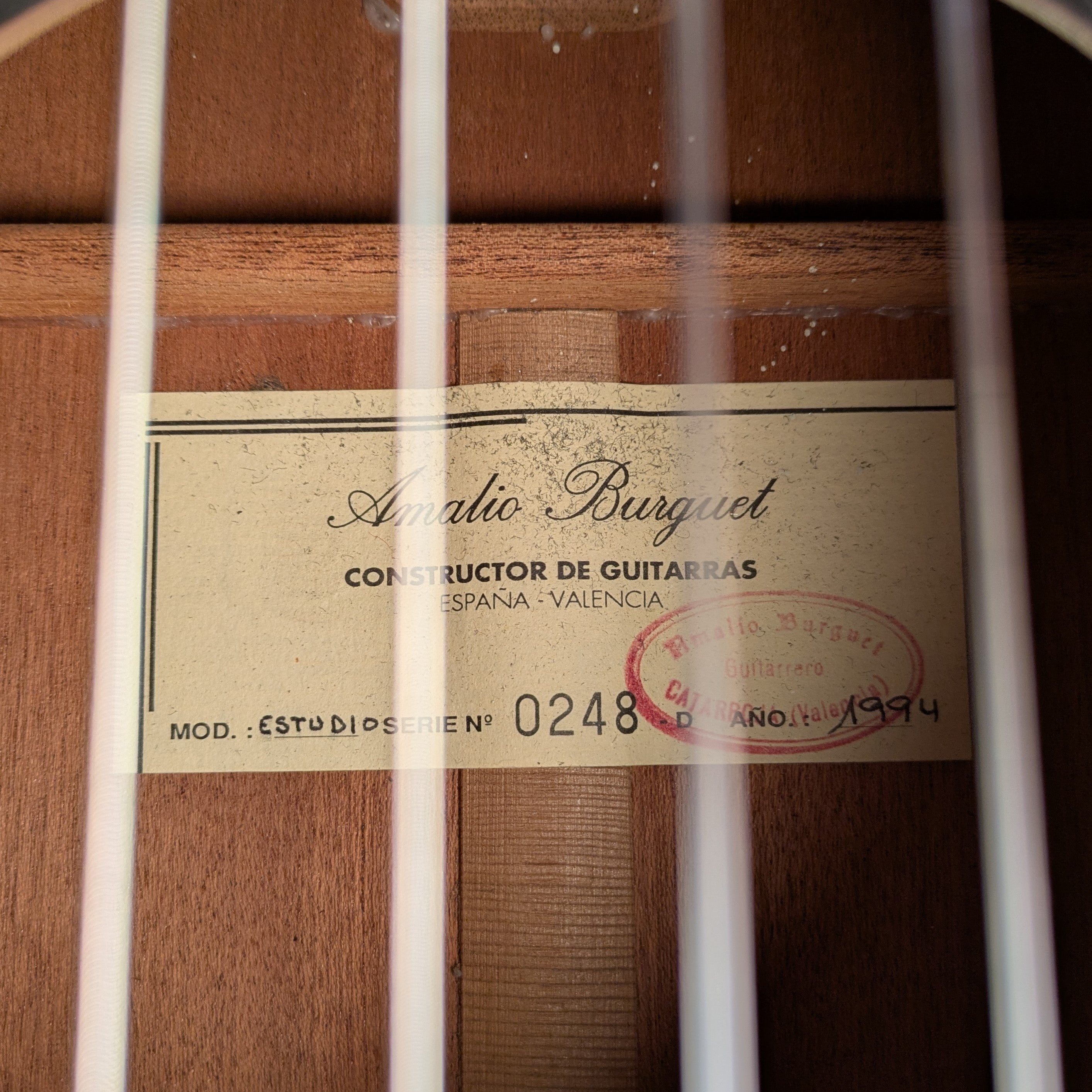 AMALIO BURGUET mod : ESTUDIO 1994