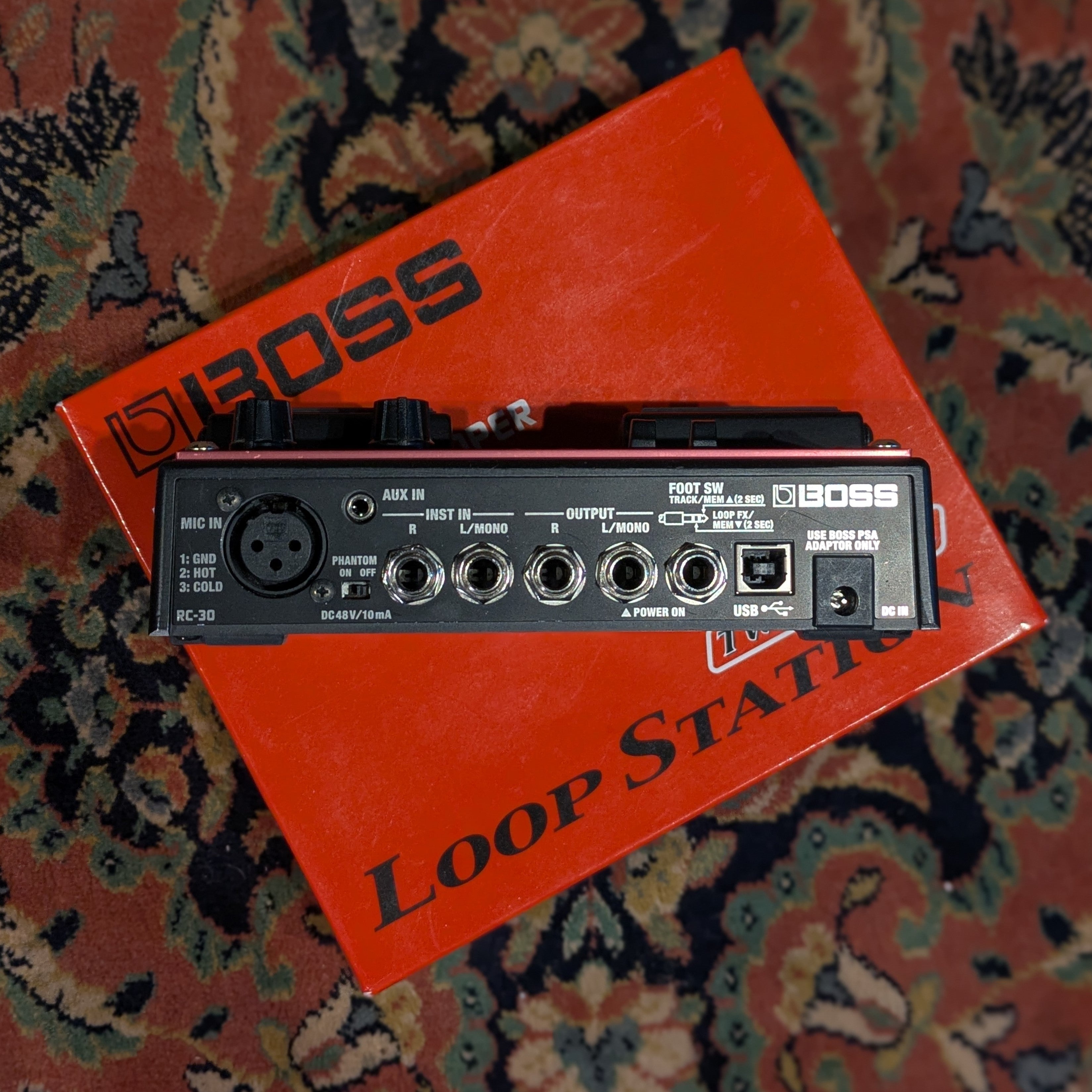 Boss RC-30 Loop Station 2011 - Present - Red