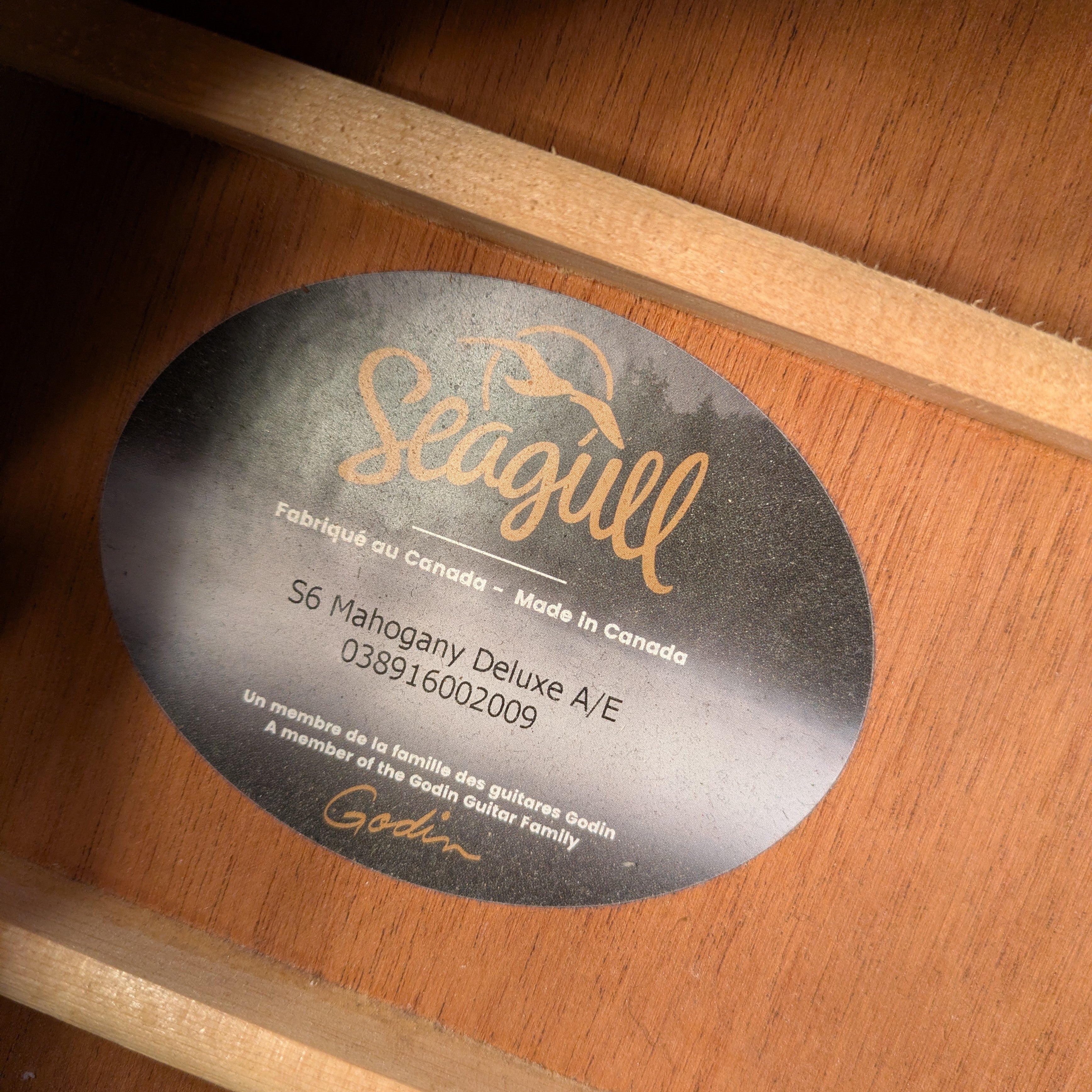 Seagull S6 Mahogany Deluxe A/E - Natural