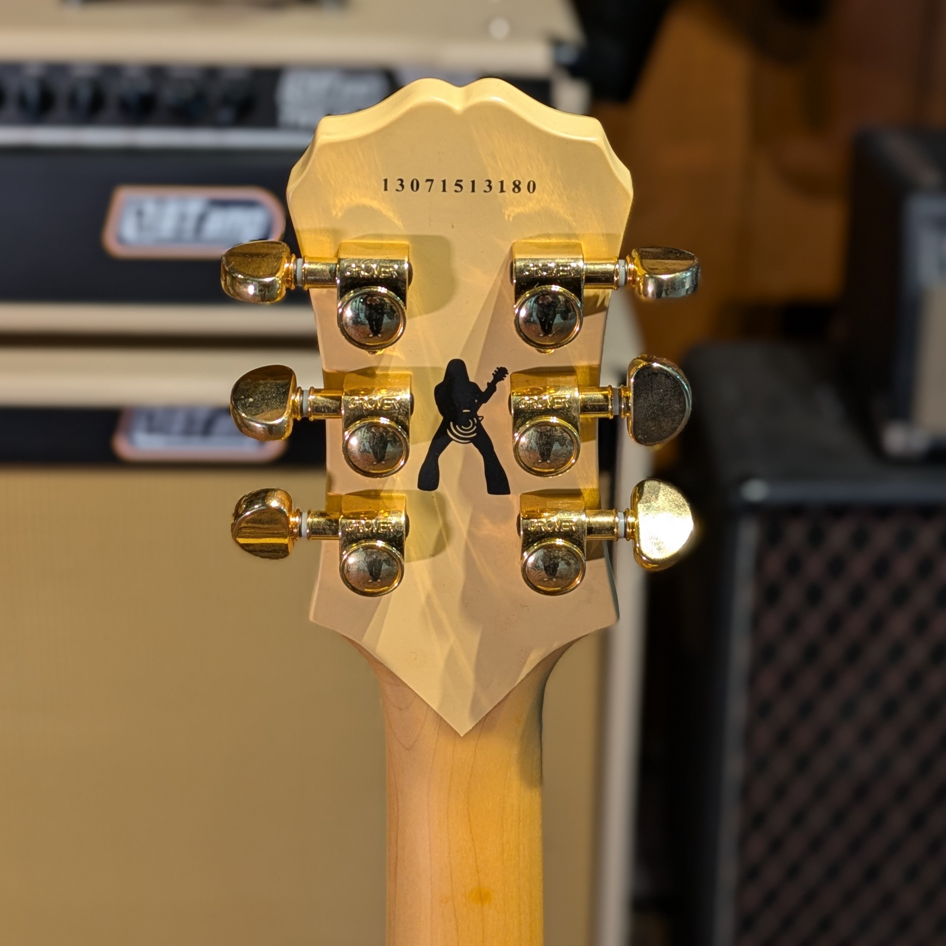 Epiphone Zakk Wylde Signature Les Paul Custom 2013 - Antique Ivory with Bullseye