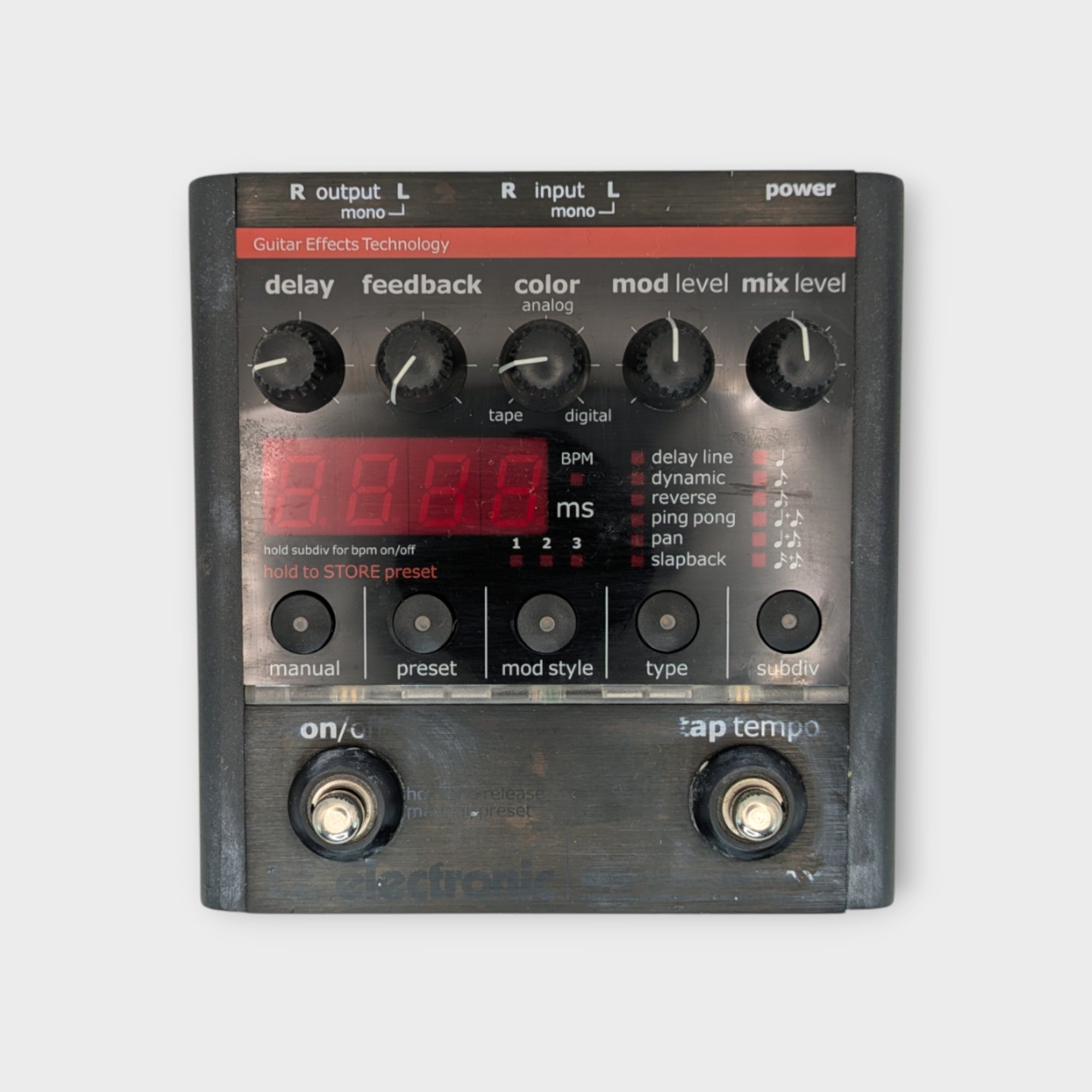 tc electronic nd 1 nova delay guitar pedal TC Electronic Nd1 Nova Delay- Outlet