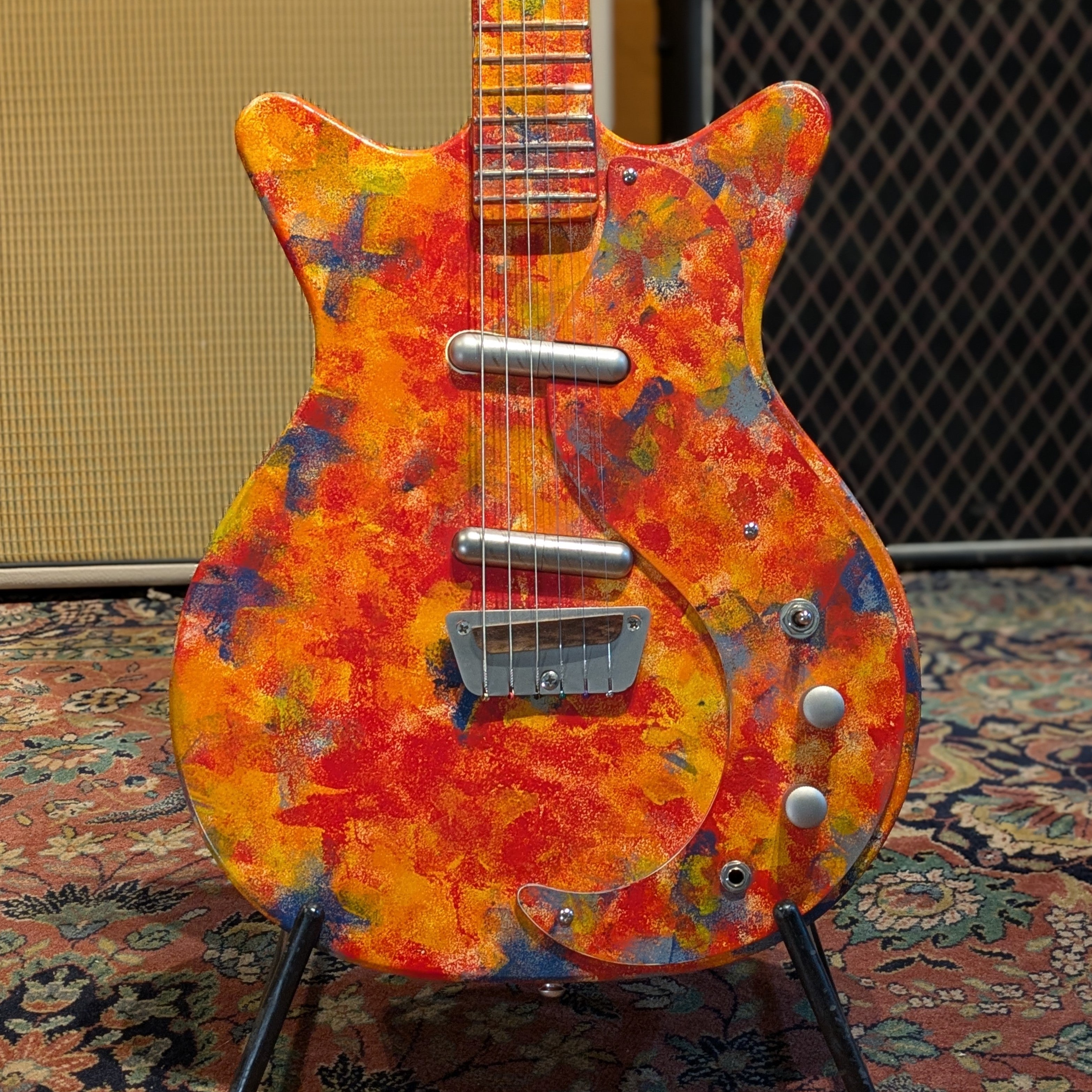 Danelectro DC-59 - Eric Clapton Psychedelic Rainbow – Le Shop Lyon