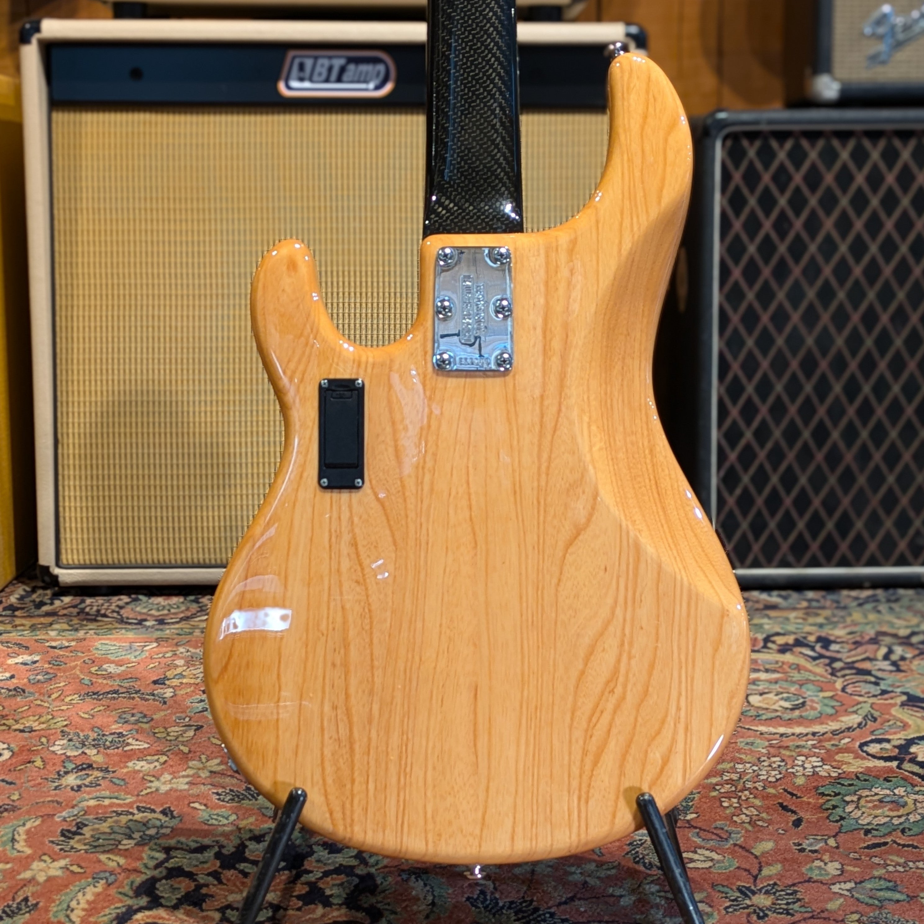 Ernie Ball Music Man Musicman Stingray 5H 2007 with Status Graphite neck- Natural