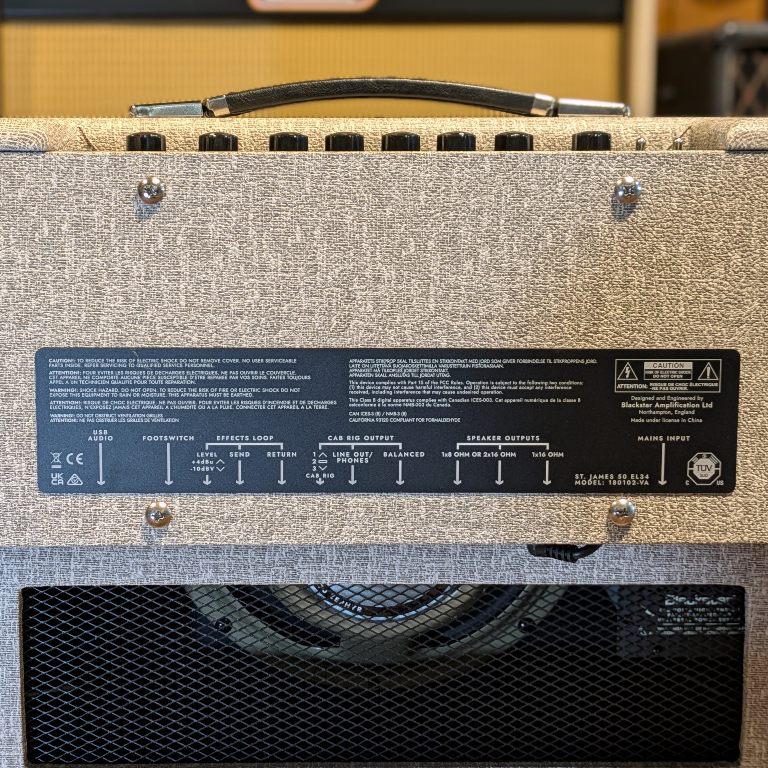 Blackstar St. James EL34 2-Channel 50-Watt 1x12" Guitar Combo 2022 - Present - Fawn