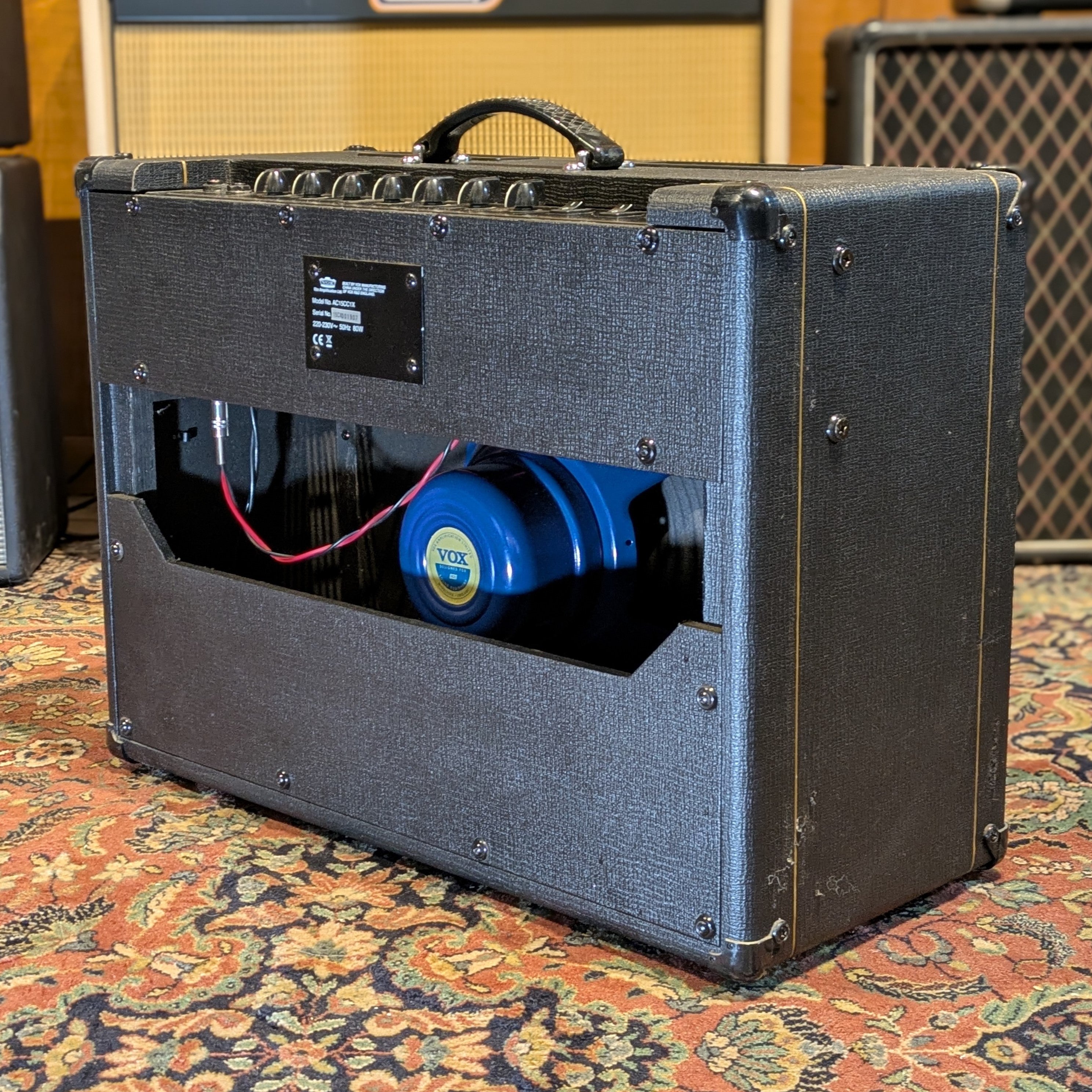 Vox AC15CC1X Custom Classic 15-Watt 1x12" Blue Alnico Guitar Combo 2006 - 2010 - Black