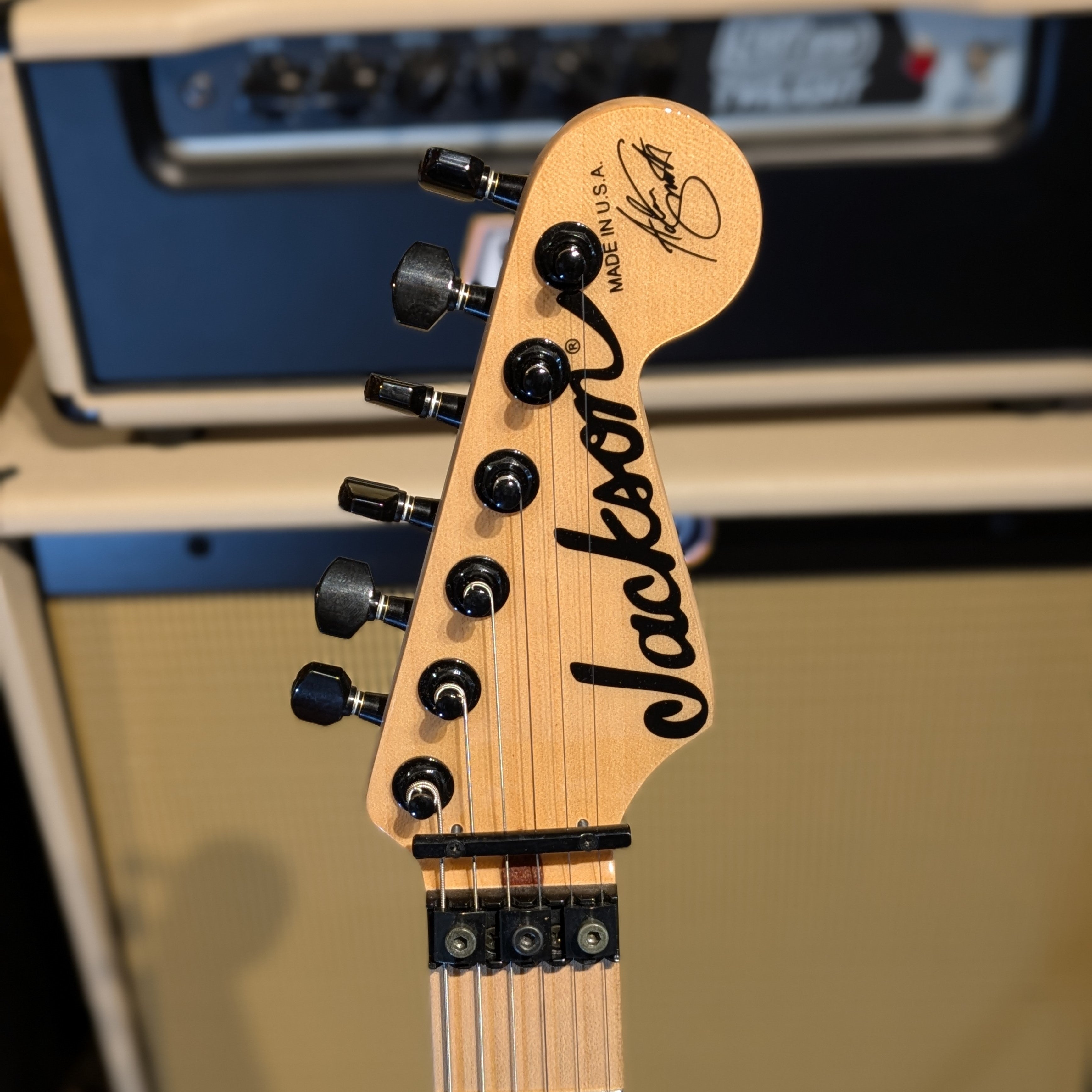 Jackson USA Select Series Adrian Smith Signature San Dimas Dinky DK with Maple Fretboard 2009 - 2020 - Snow White