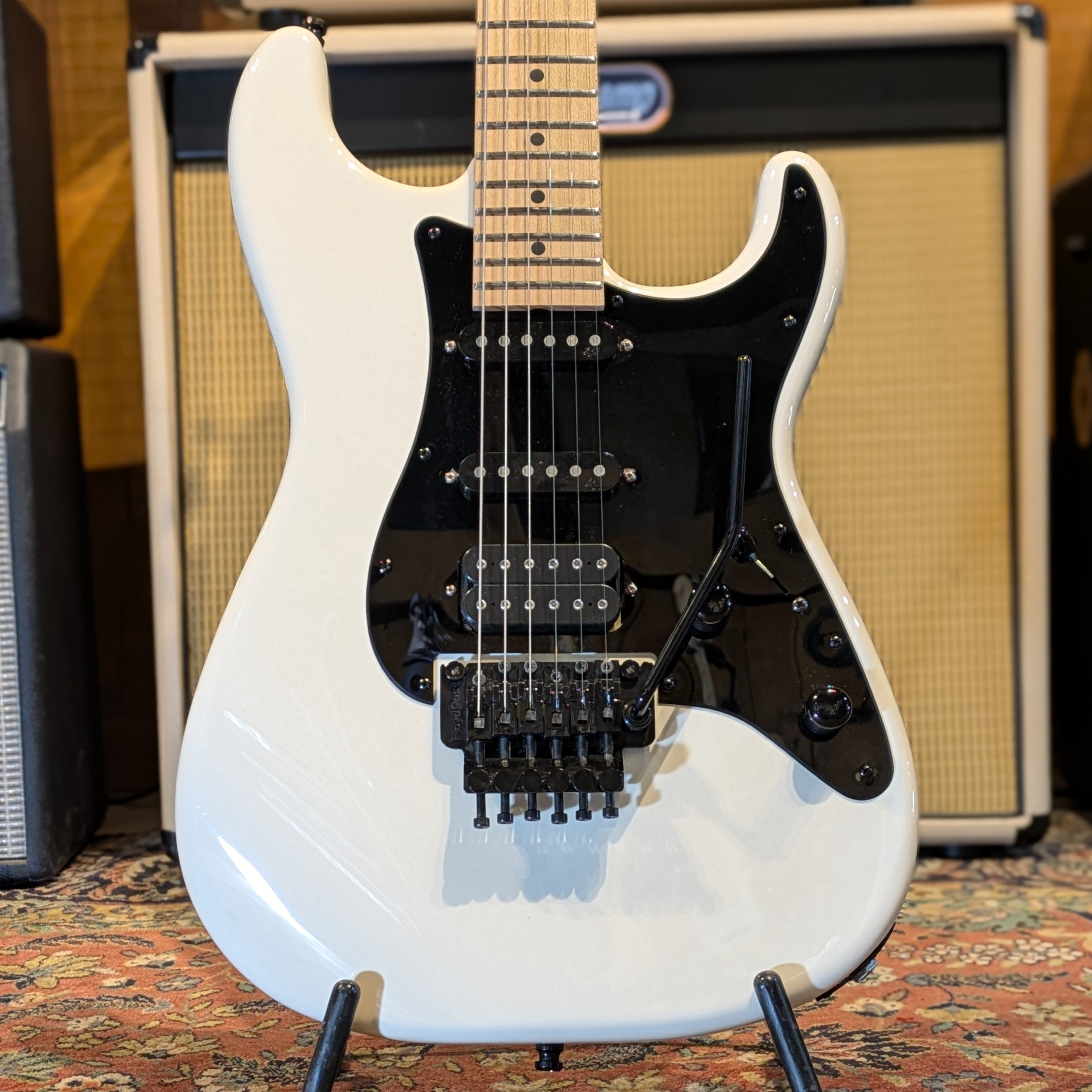 Jackson USA Select Series Adrian Smith Signature San Dimas Dinky DK with Maple Fretboard 2009 - 2020 - Snow White