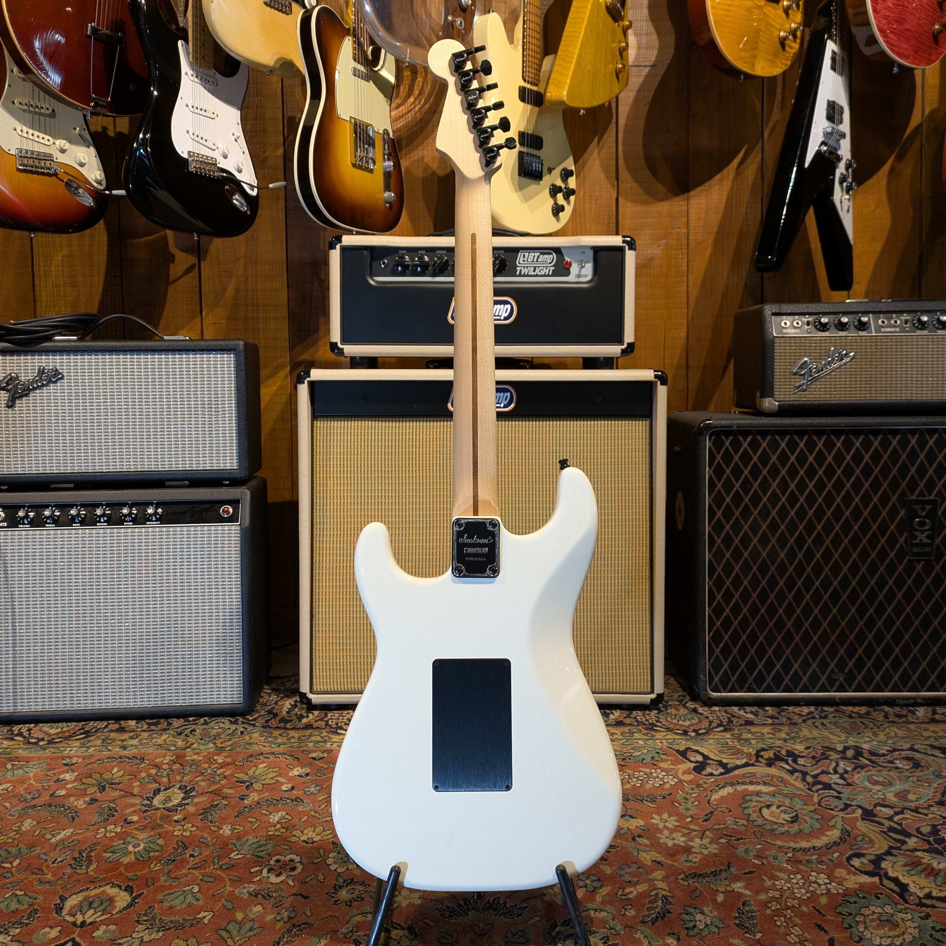 Jackson USA Select Series Adrian Smith Signature San Dimas Dinky DK with Maple Fretboard 2009 - 2020 - Snow White