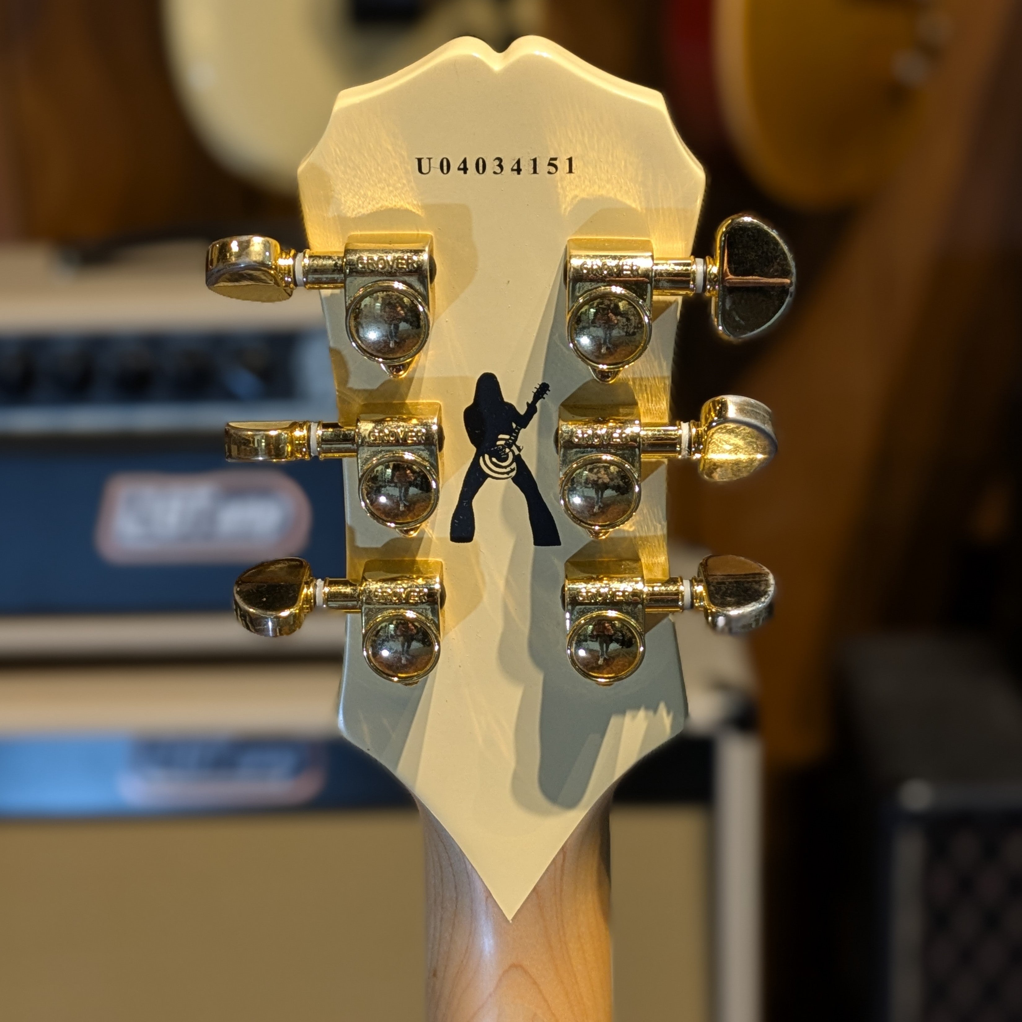 Epiphone Zakk Wylde Signature Les Paul Custom 2004 - Antique Ivory with Bullseye