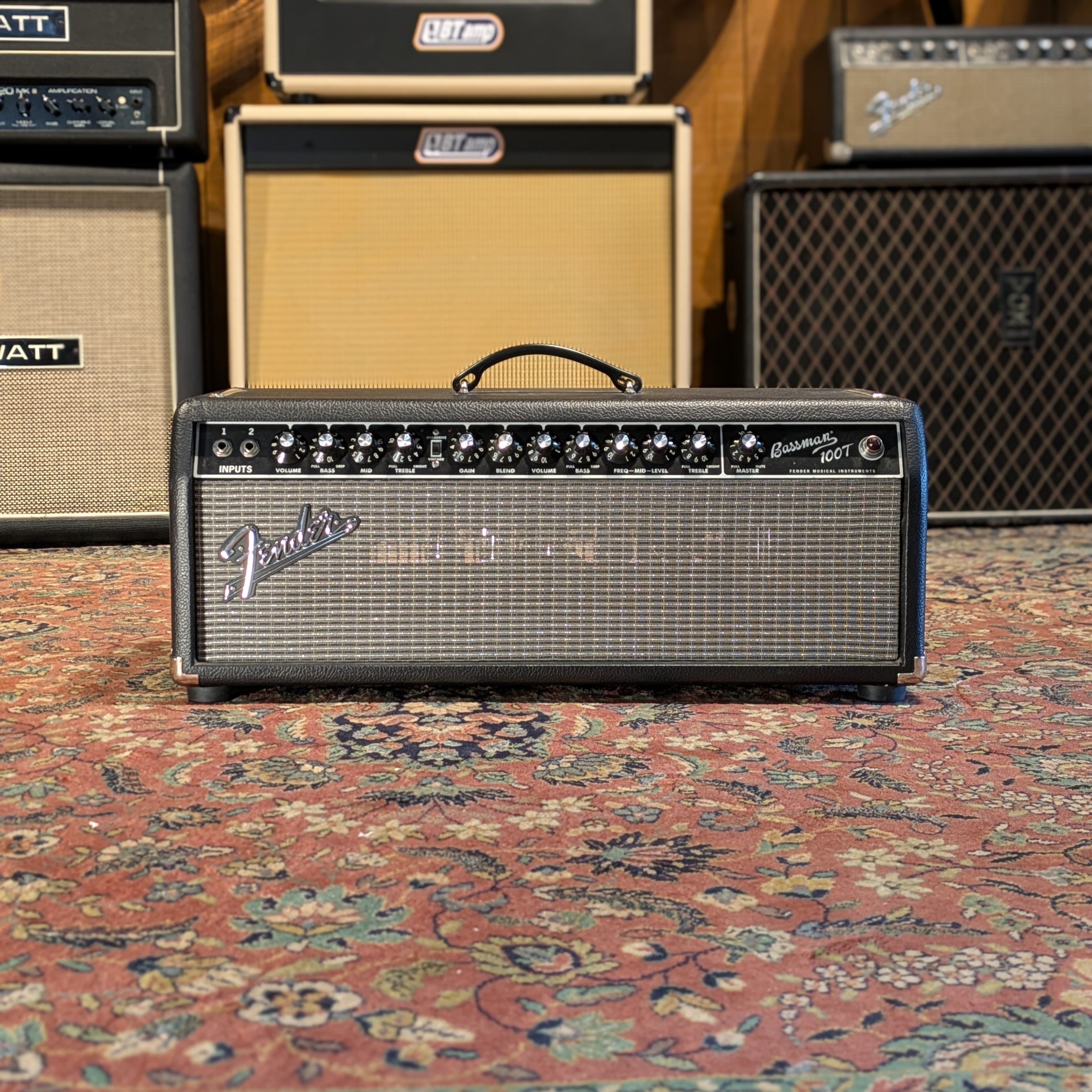 Fender Bassman 100T 100-Watt Bass Amp Head 2010s - Black