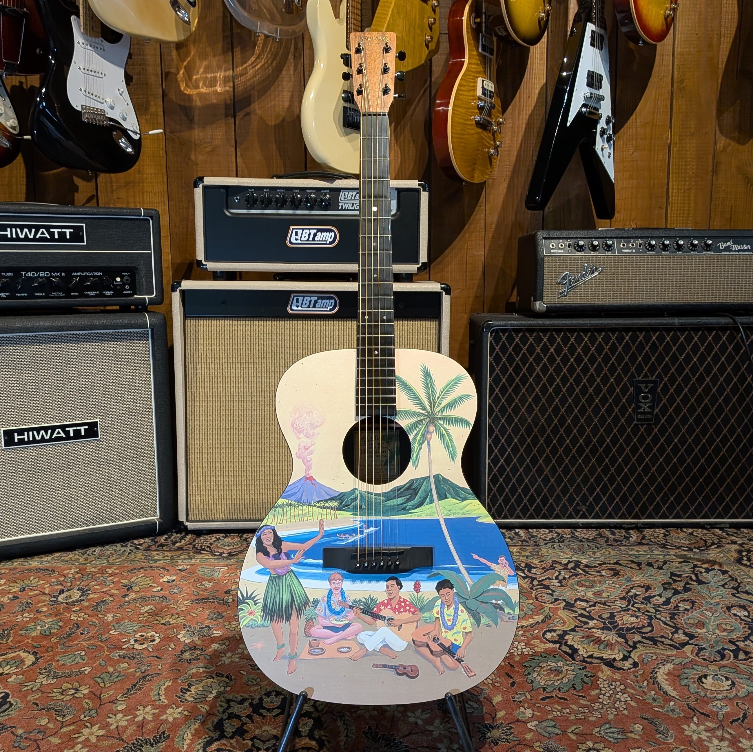 Martin Hawaiian X Limited Edition Auditorium 423 of 500 2022 - Robert Armstrong Artwork