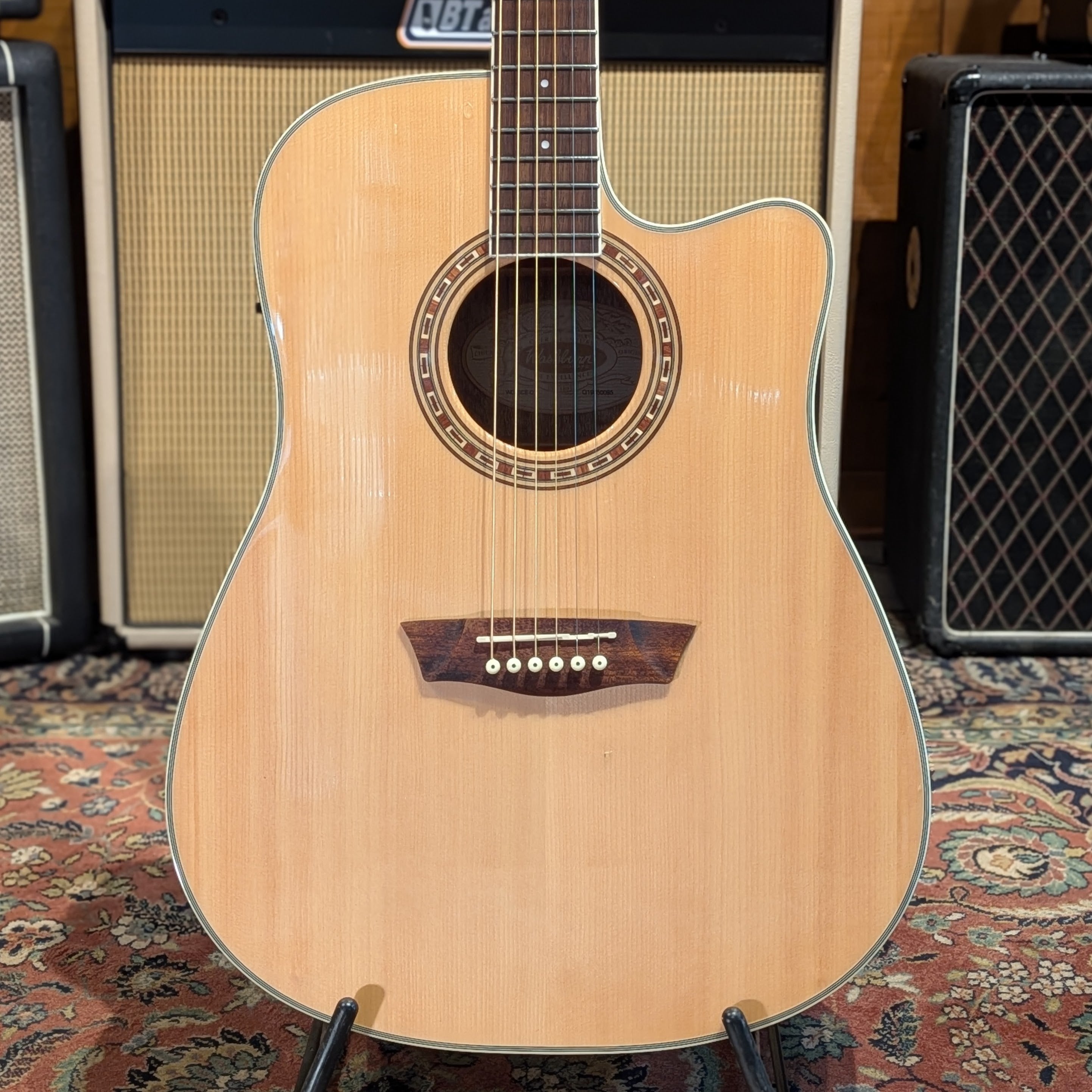 Washburn WD7SCE-0 Harvest Series Dreadnought