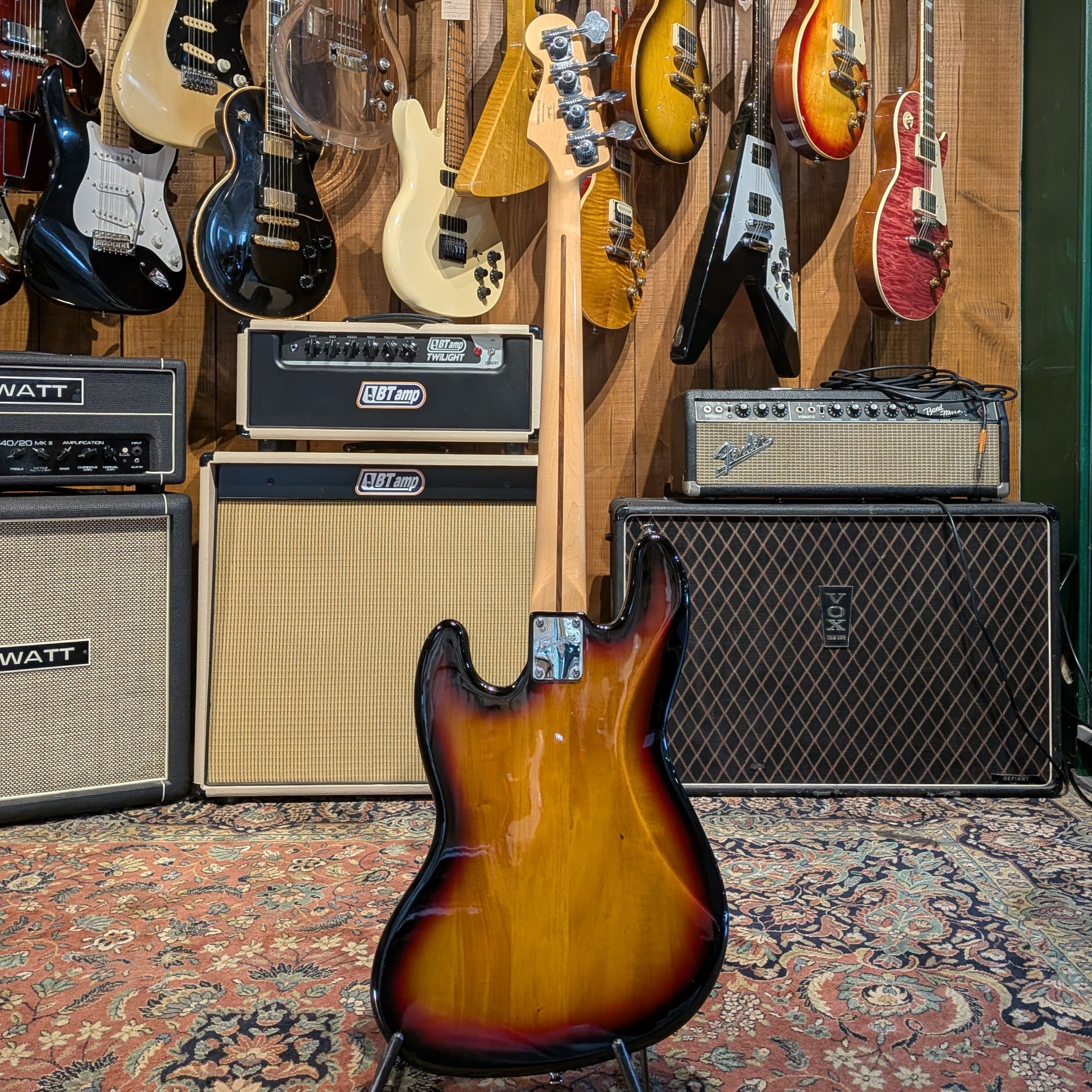 Squier Vintage Modified Jazz Bass Fretless - Sunburst