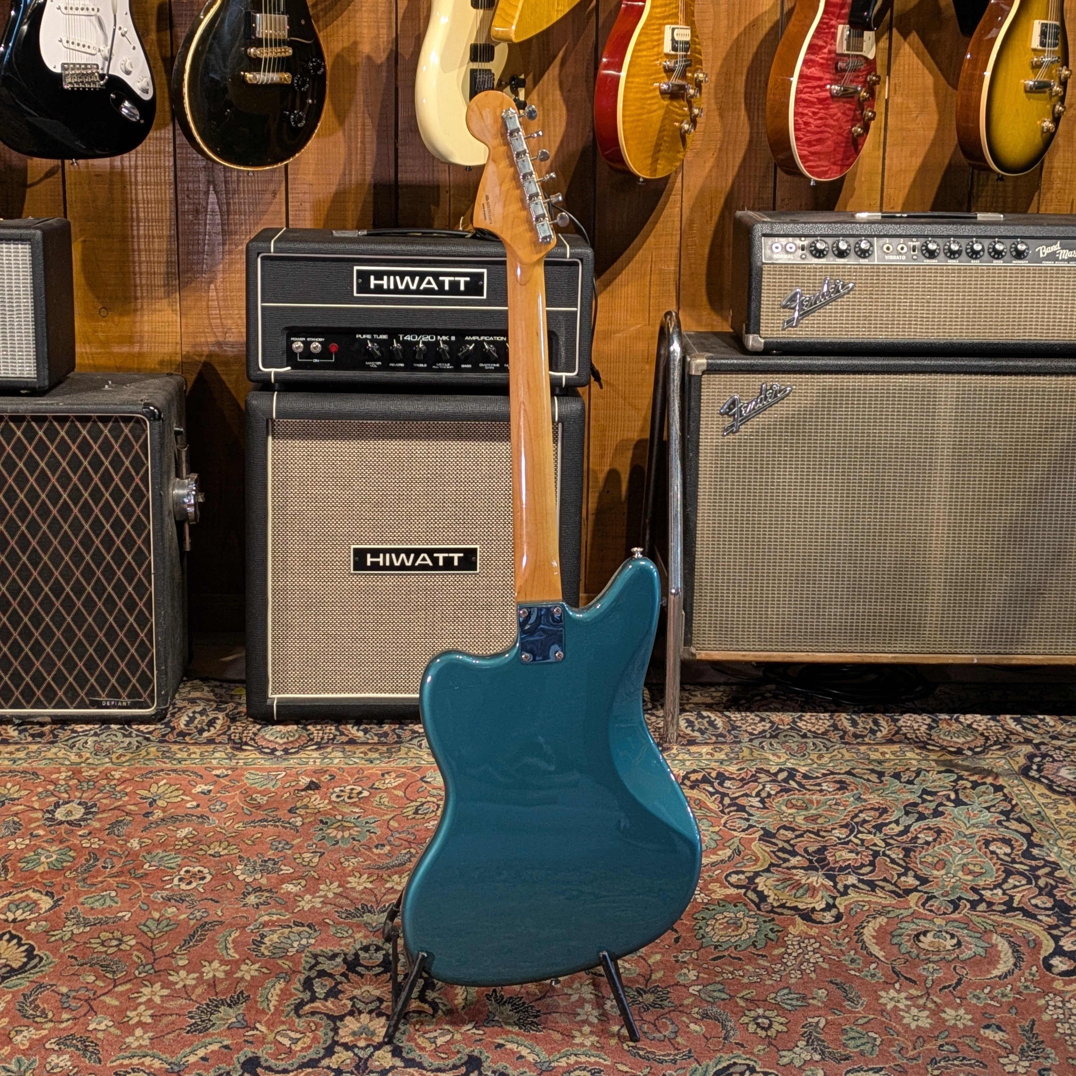 Fender Vintera '60s Jaguar with Fender AM Tremolo and Mustang Bridge 2019 - Ocean Turquoise