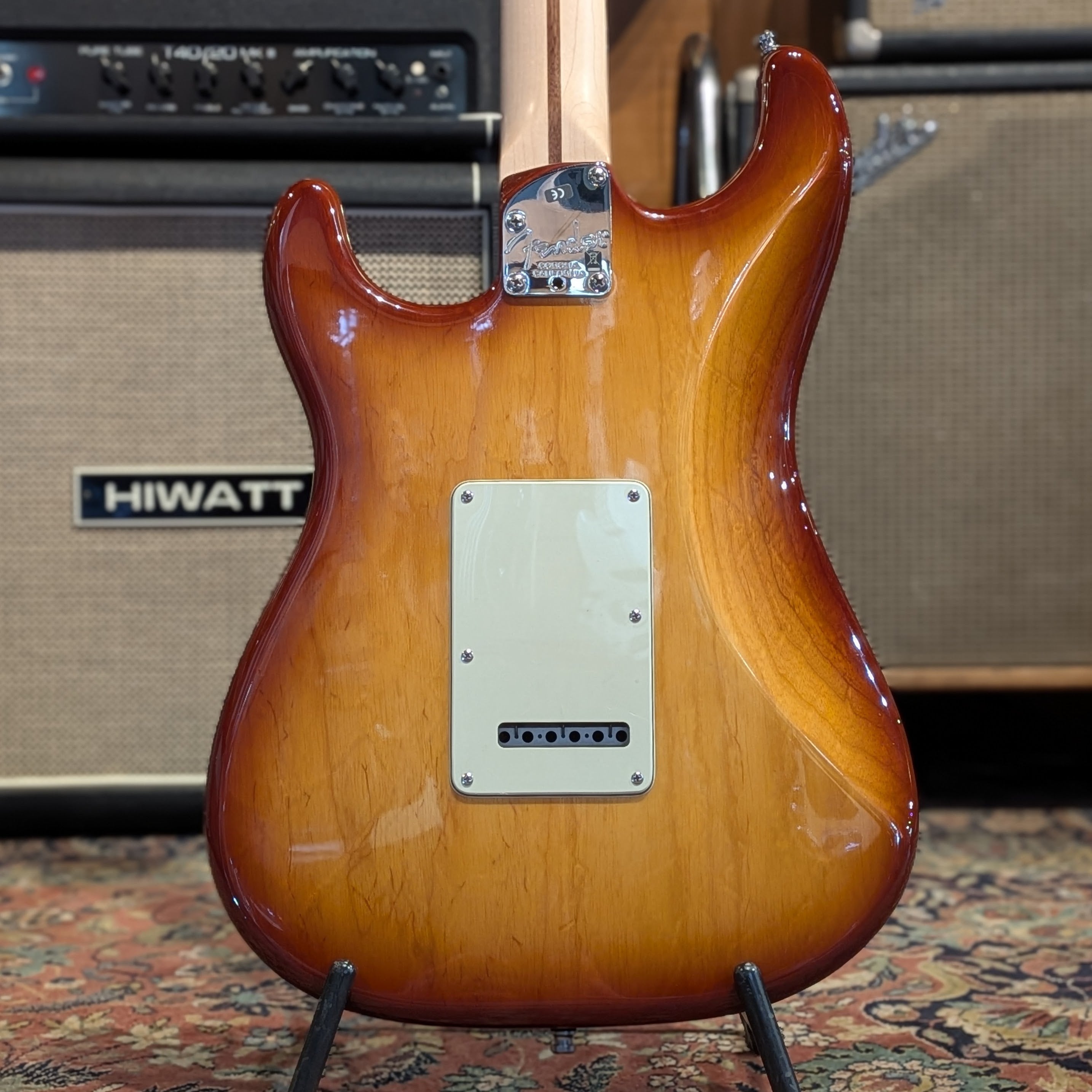 Fender American Deluxe Stratocaster Ash with Rosewood Fretboard 2009 - Aged Cherry Burst