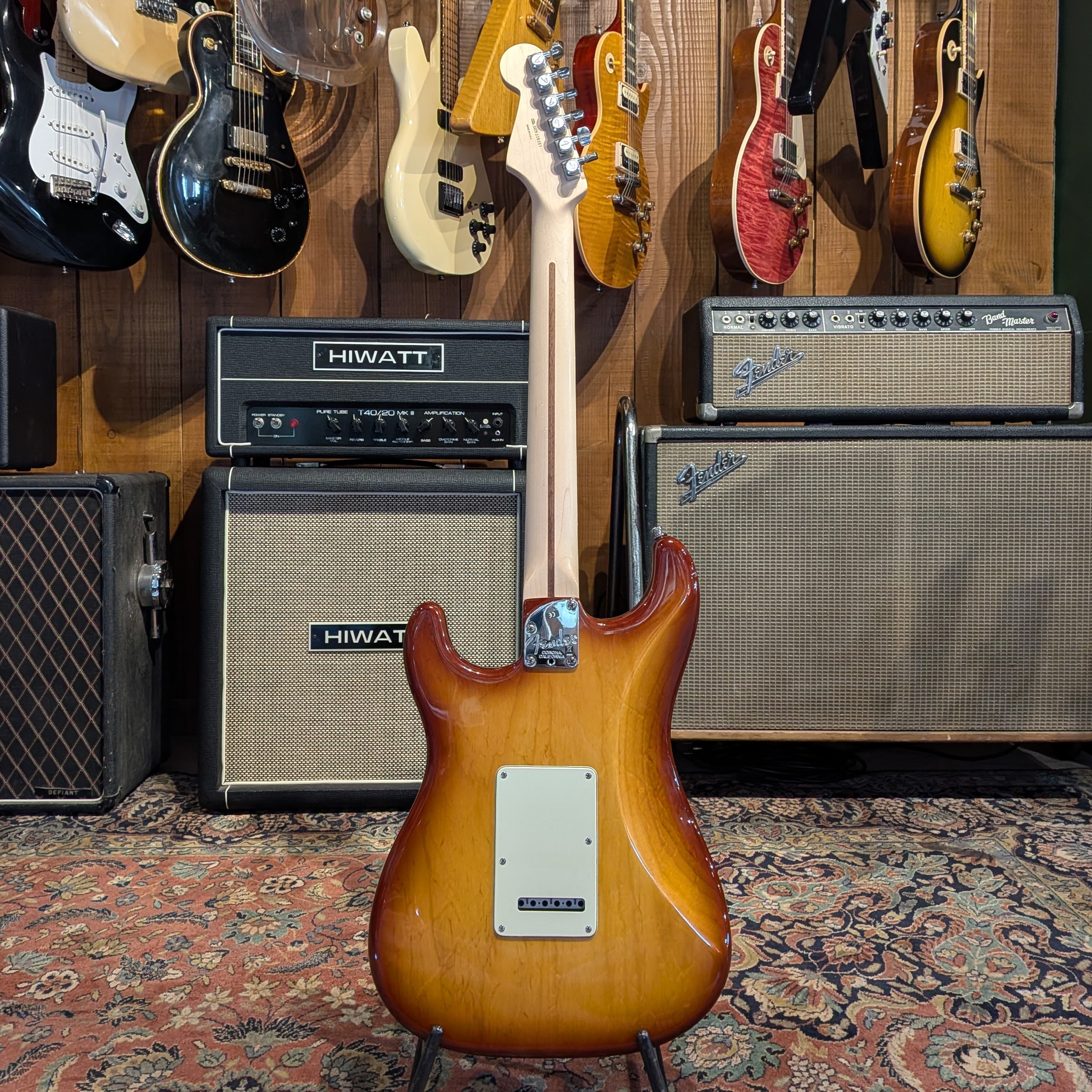 Fender American Deluxe Stratocaster Ash with Rosewood Fretboard 2009 - Aged Cherry Burst