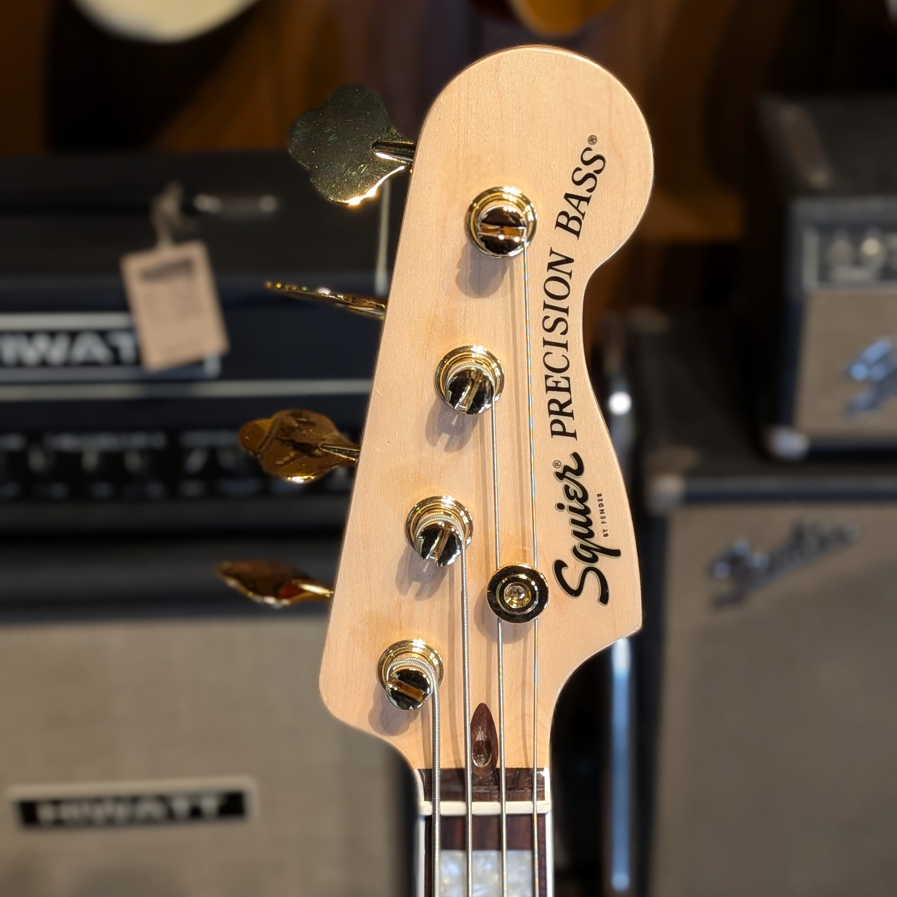 Squier 40th Anniversary Gold Edition Precision Bass 2022 - Present - Lake Placid Blue