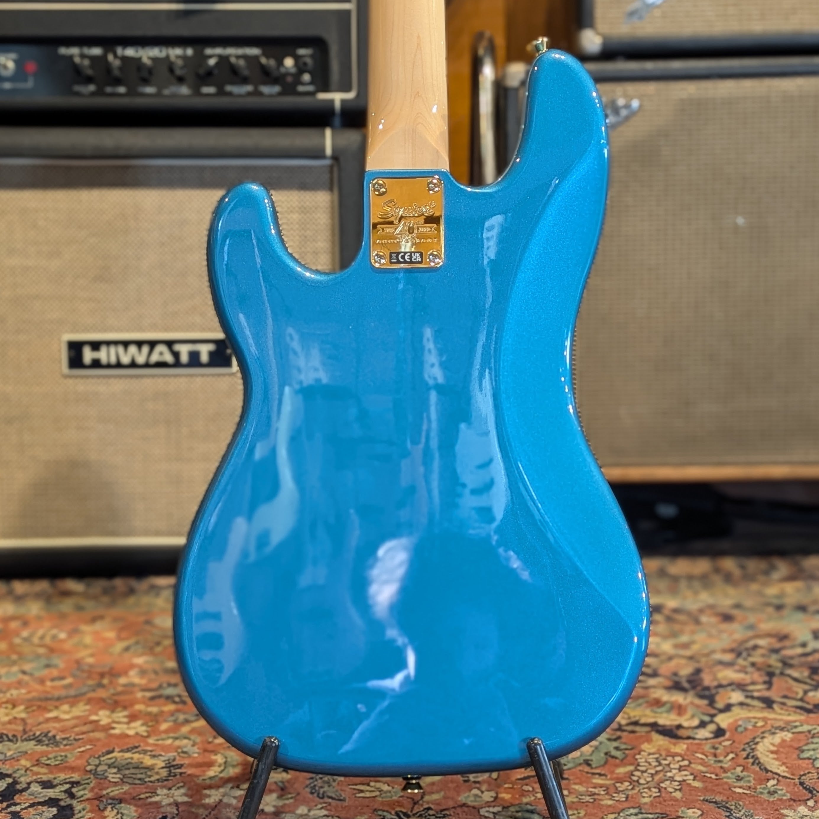 Squier 40th Anniversary Gold Edition Precision Bass 2022 - Present - Lake Placid Blue