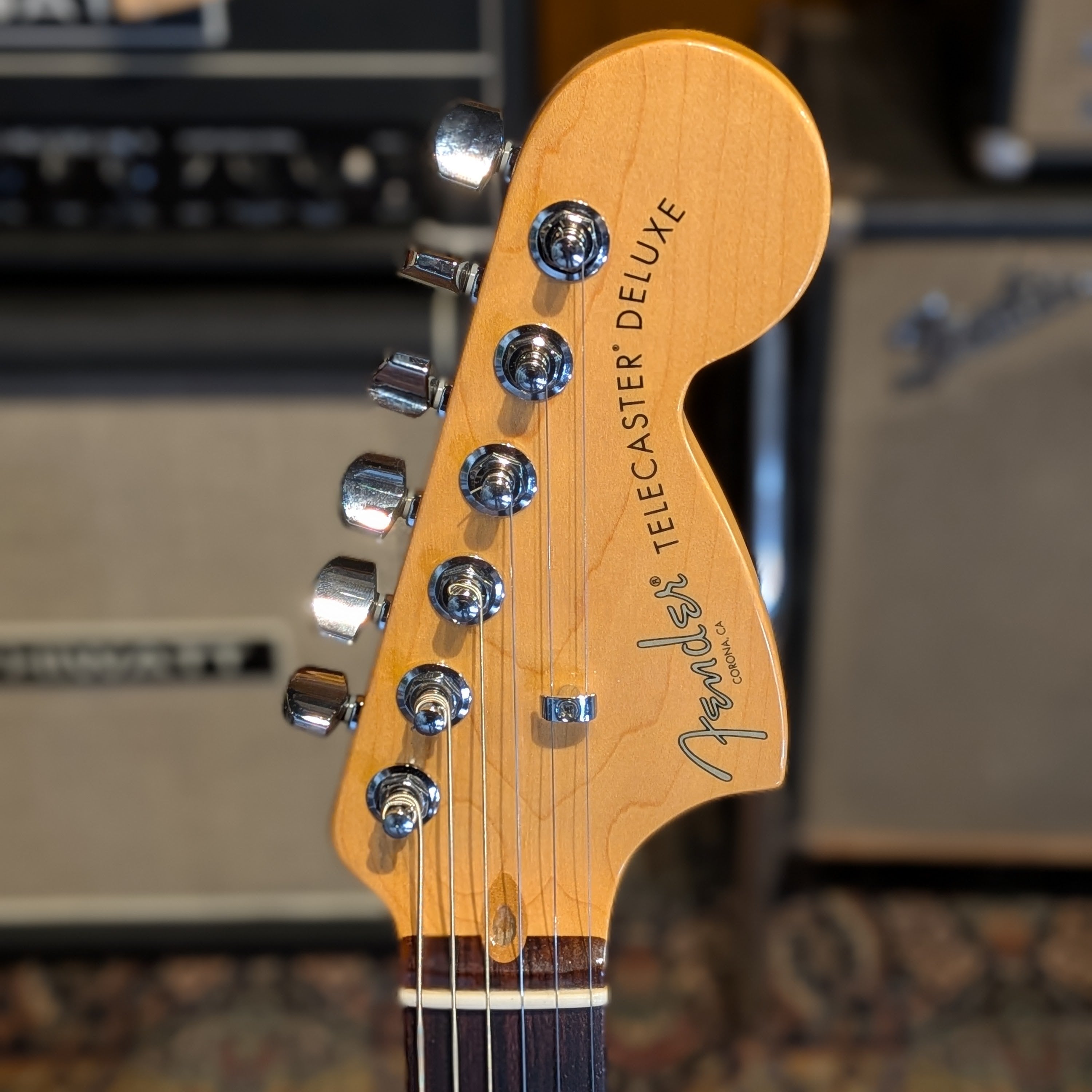 Fender American Professional II Telecaster Deluxe with Rosewood Fretboard 2020 - Black Satin Refin