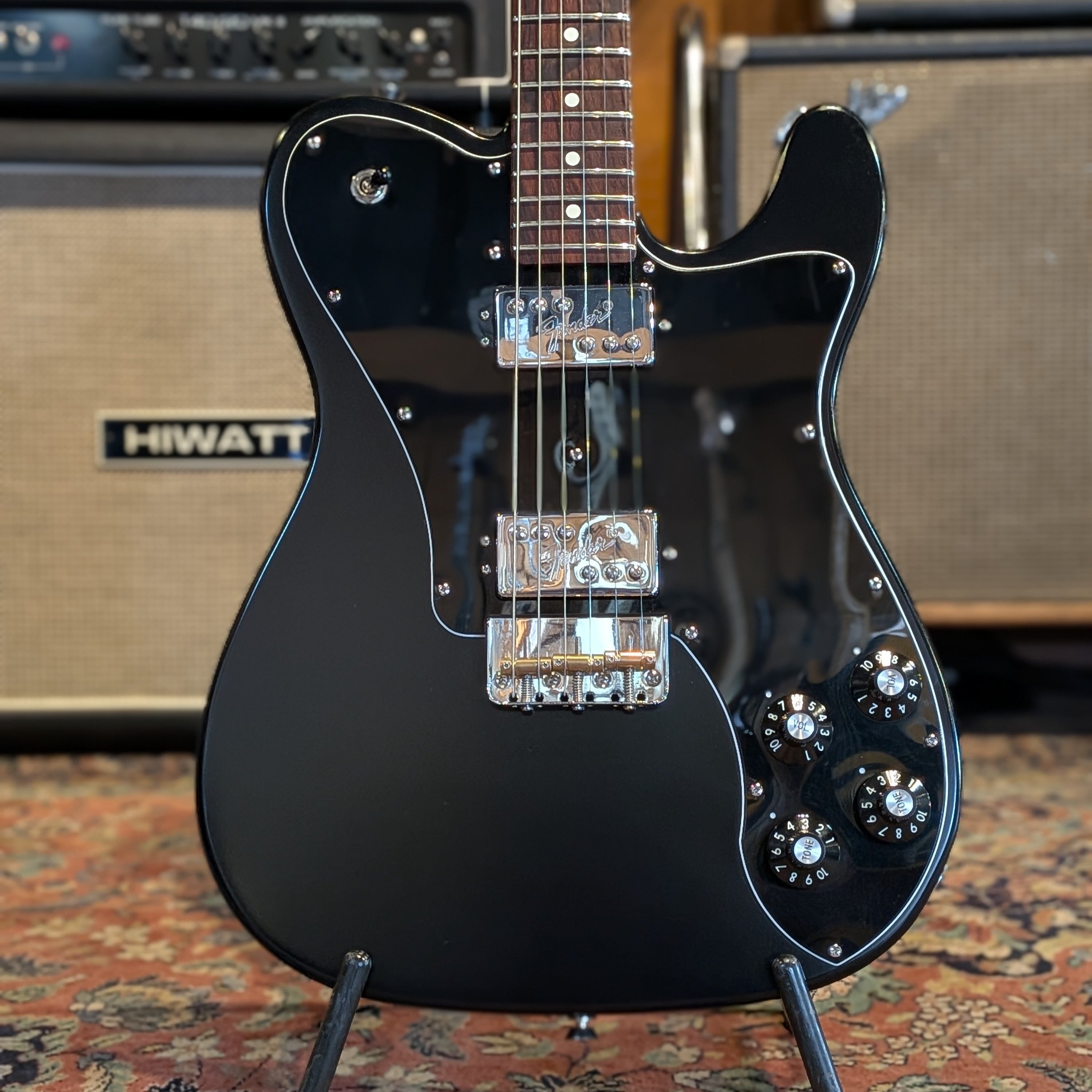 Fender American Professional II Telecaster Deluxe with Rosewood Fretboard 2020 - Black Satin Refin