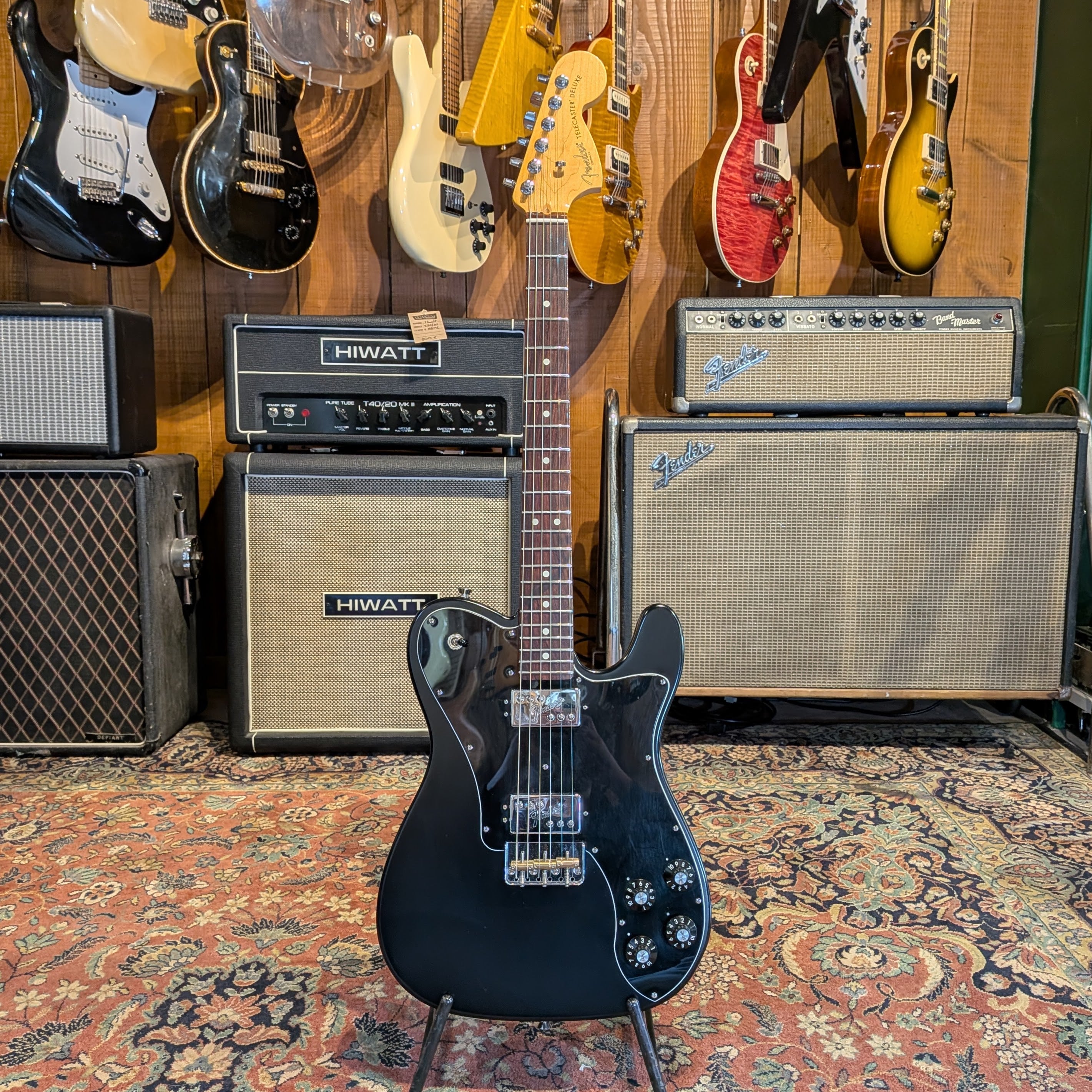 Fender American Professional II Telecaster Deluxe with Rosewood Fretboard 2020 - Black Satin Refin
