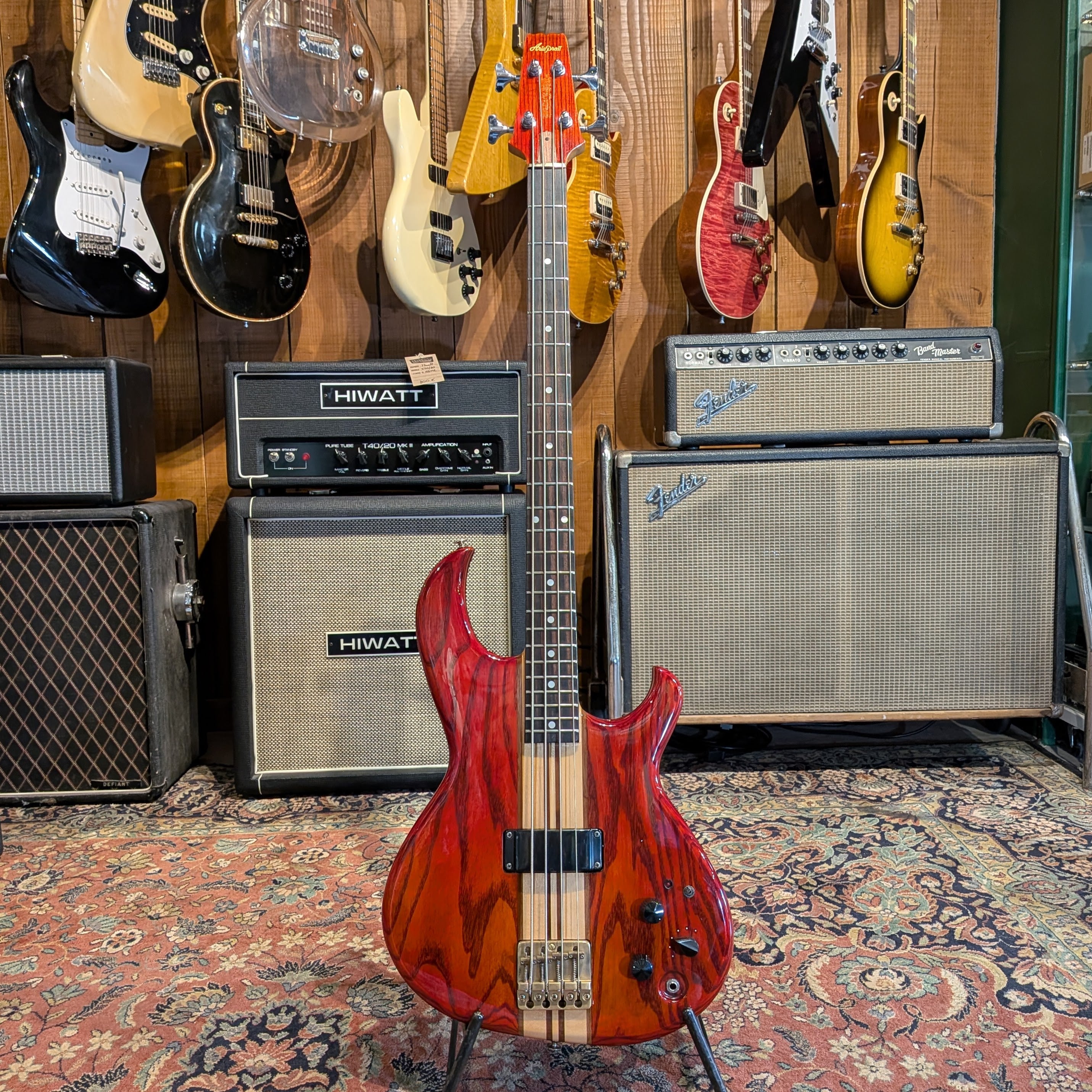 Aria Pro II SB-1000 Bass 4-Strings Paduak Red