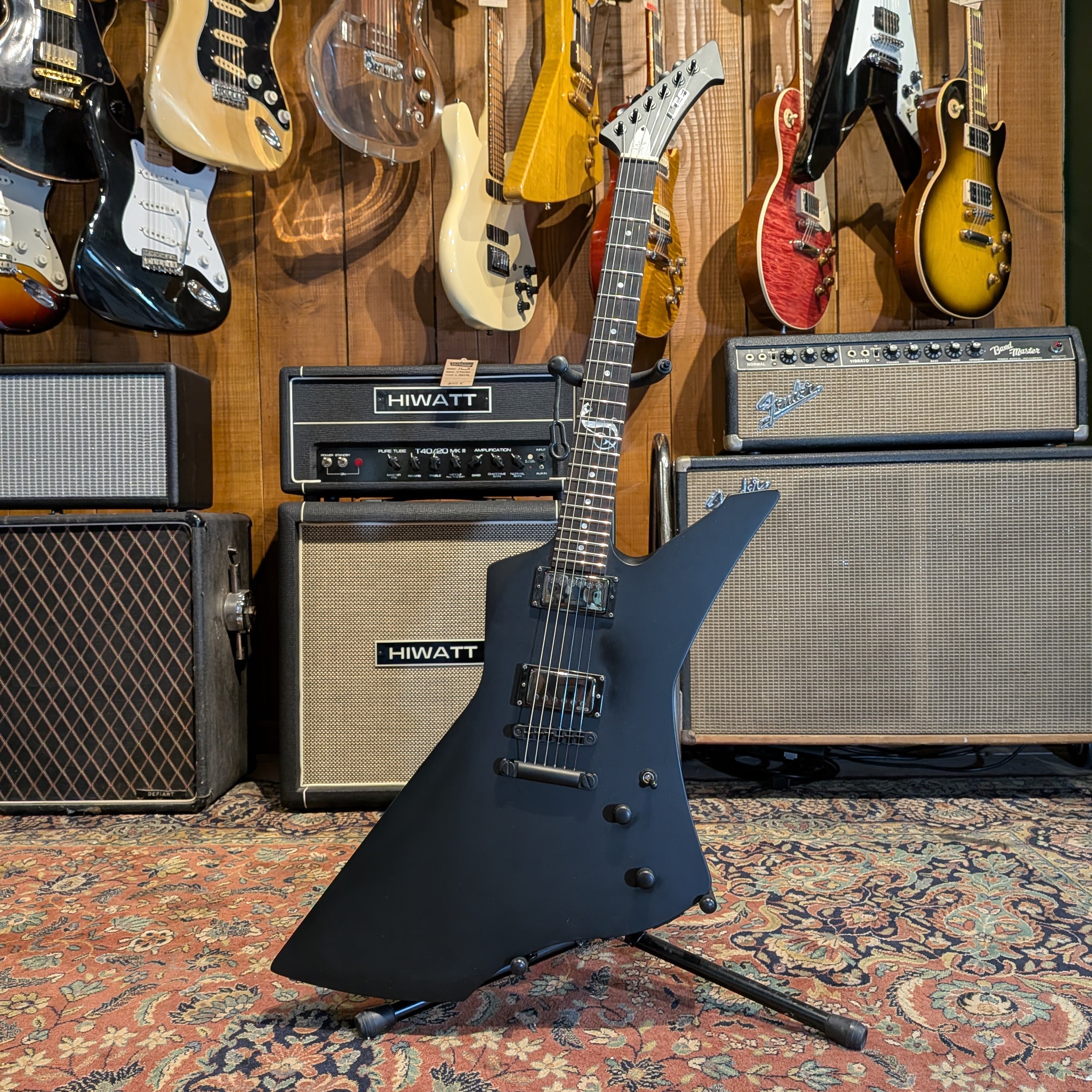 ESP LTD Snakebyte James Hetfield Signature - Black Satin