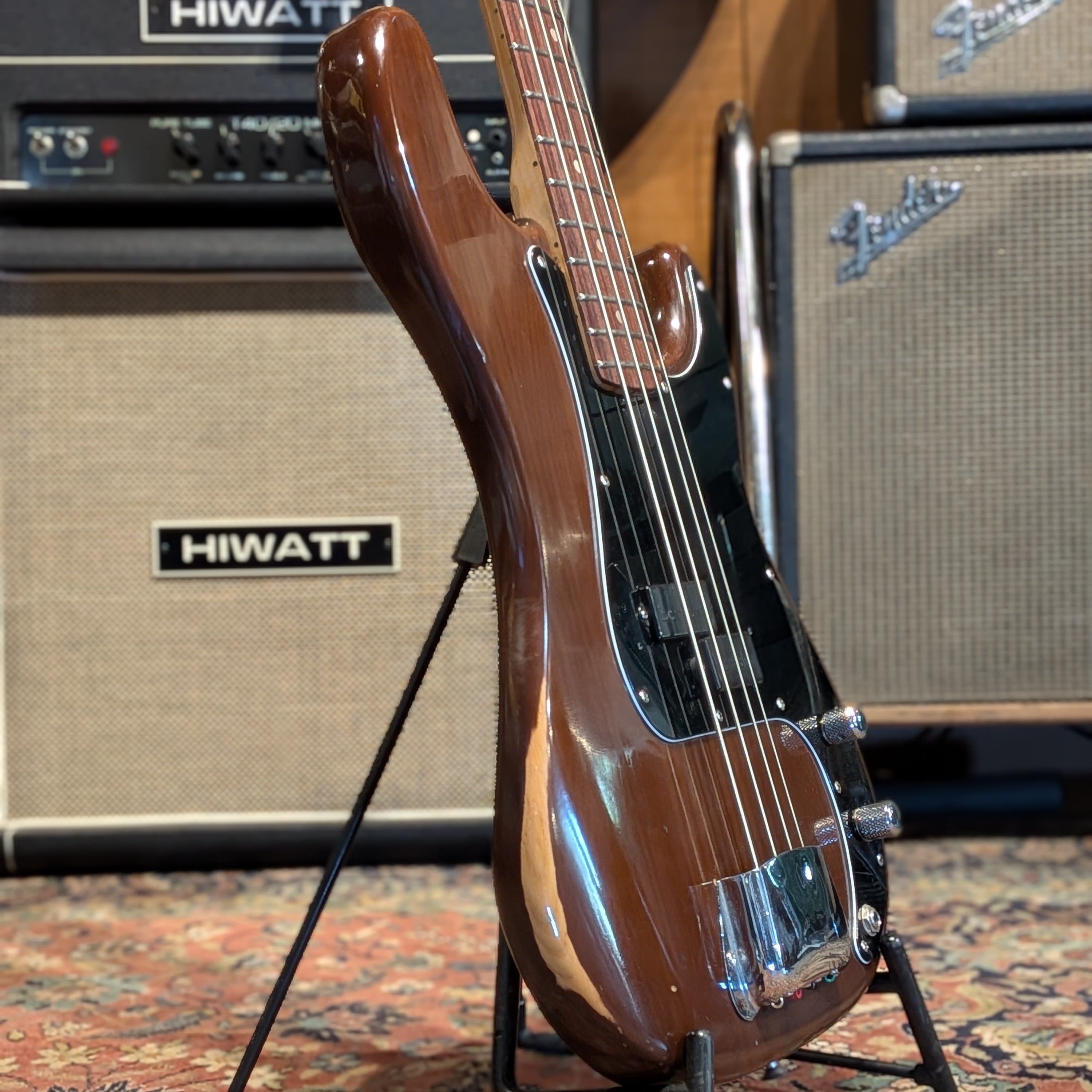 Fender Precision Bass with Rosewood Fretboard 1977 - 1978 - Mocha Brown