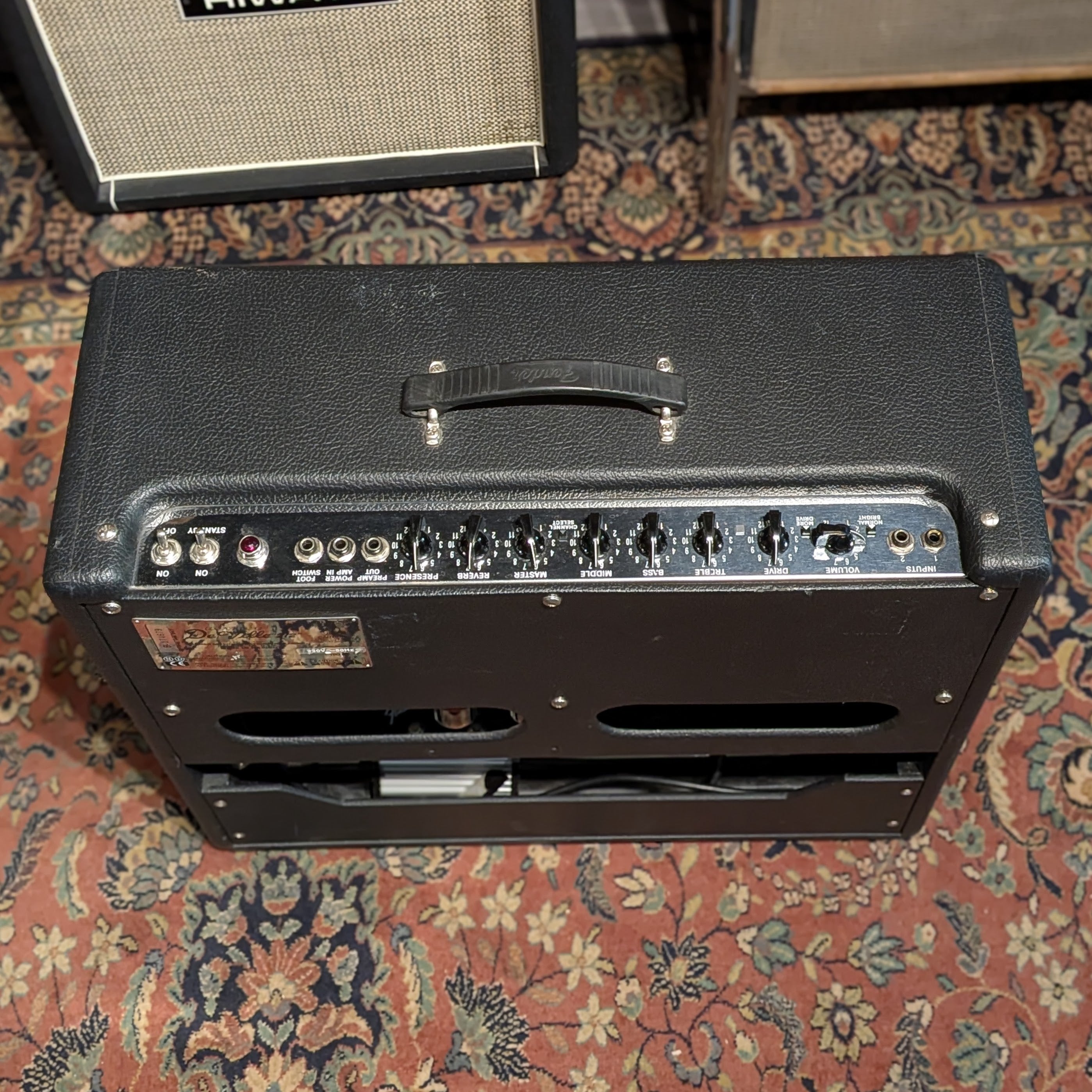 Fender Hot Rod DeVille 212 3-Channel 60-Watt 2x12" Guitar Combo - Black