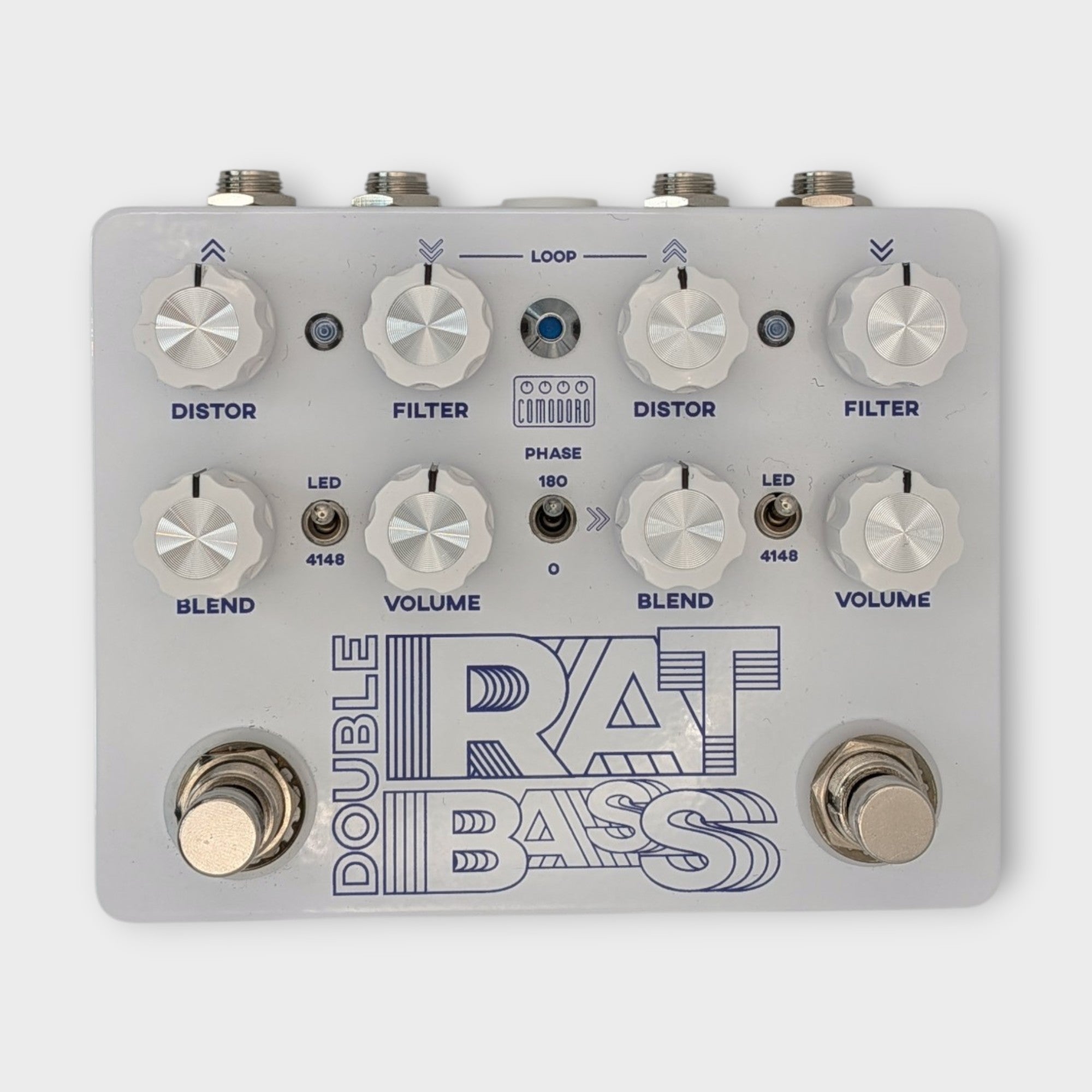 Comodoro Double Rat Bass - White