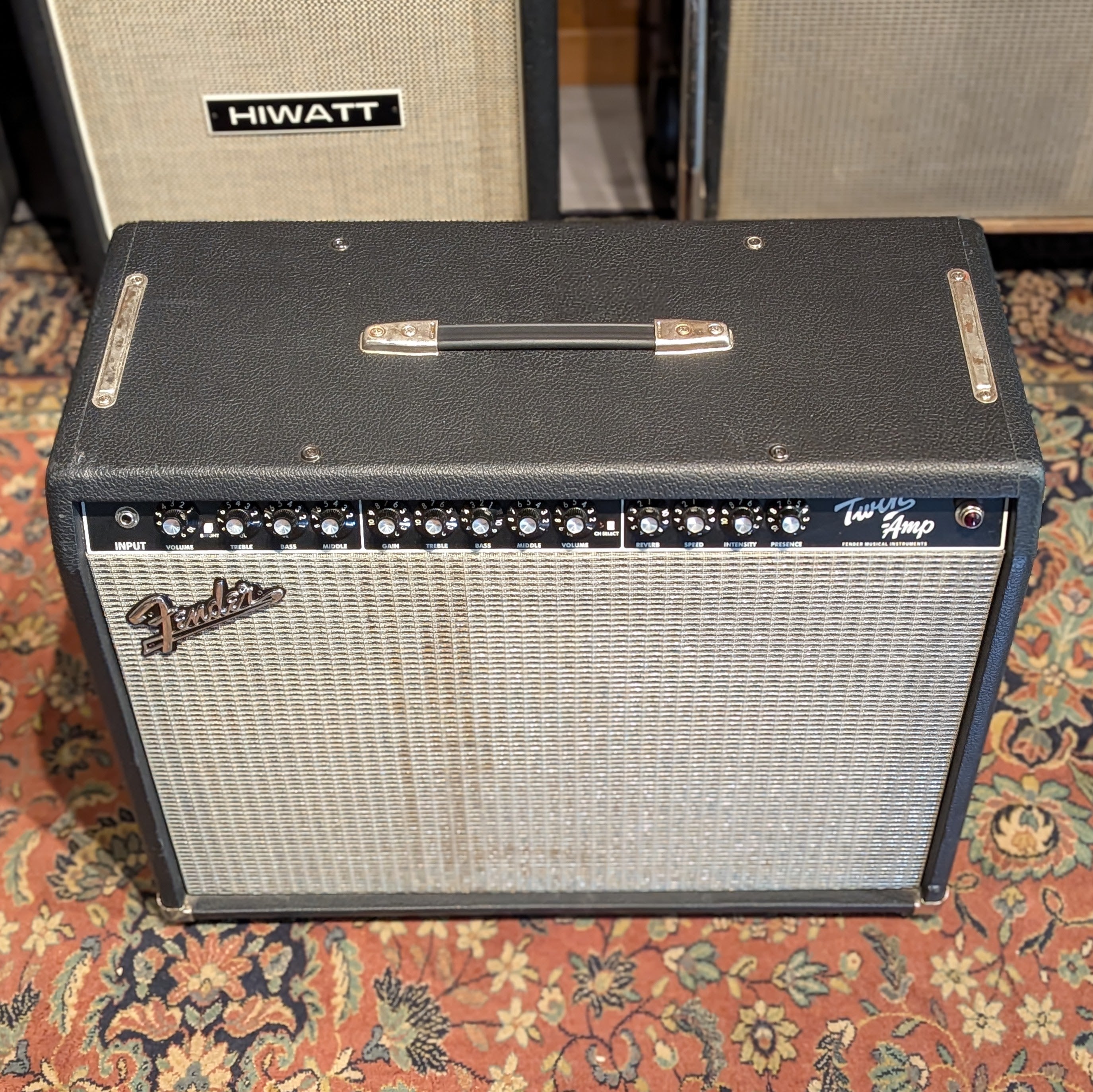 Fender Twin-Amp 2-Channel 100-Watt 2x12" Guitar Combo - Black